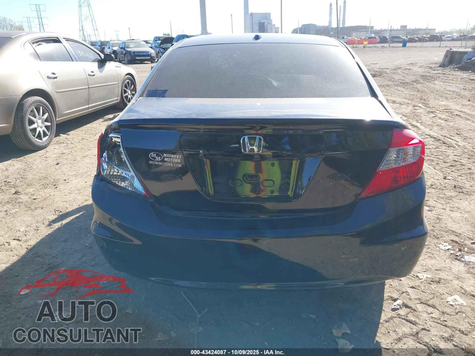 HONDA CIVIC 2012 - 19XFB2F92CE332975