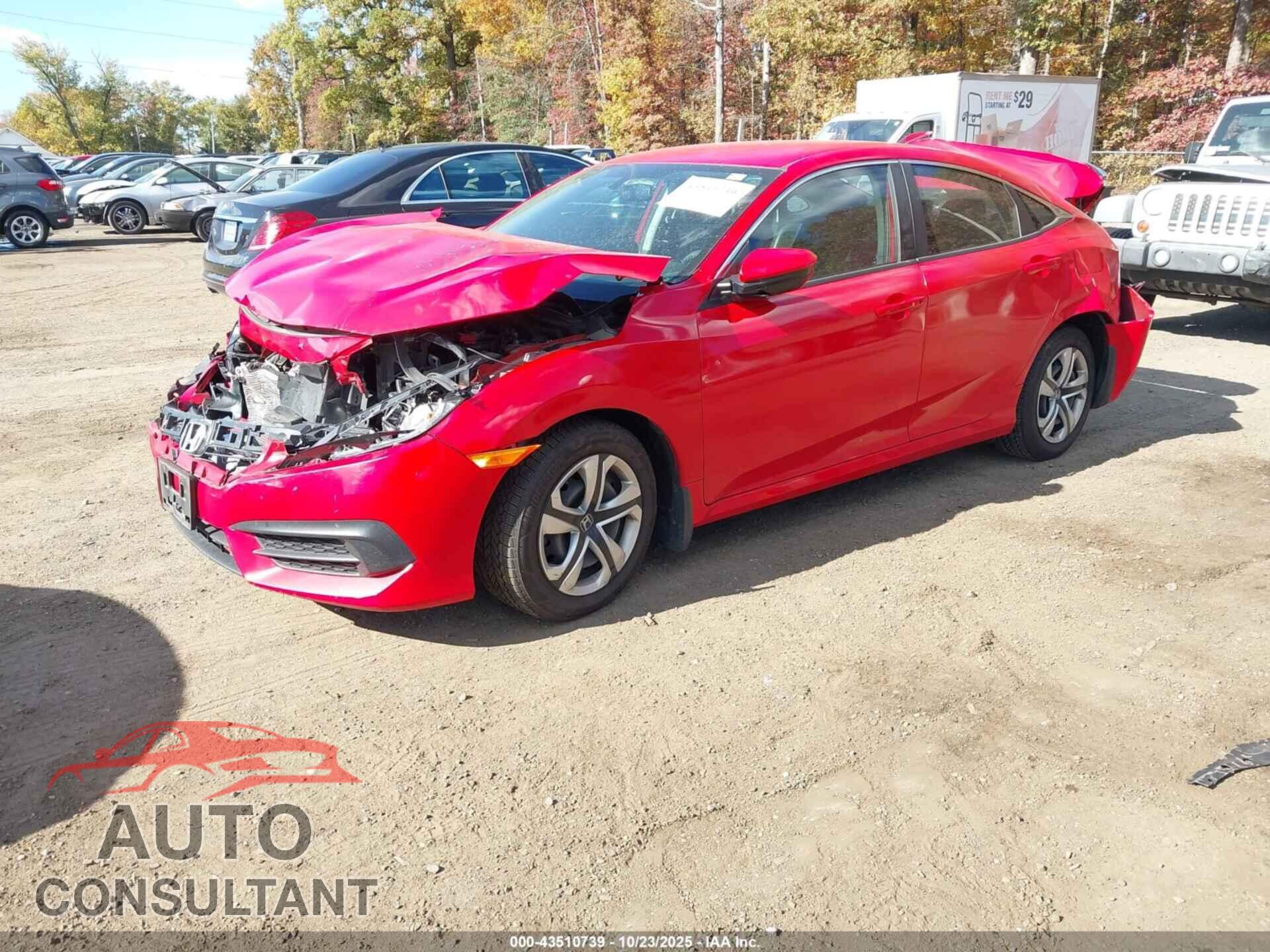 HONDA CIVIC 2017 - 2HGFC2F51HH501424