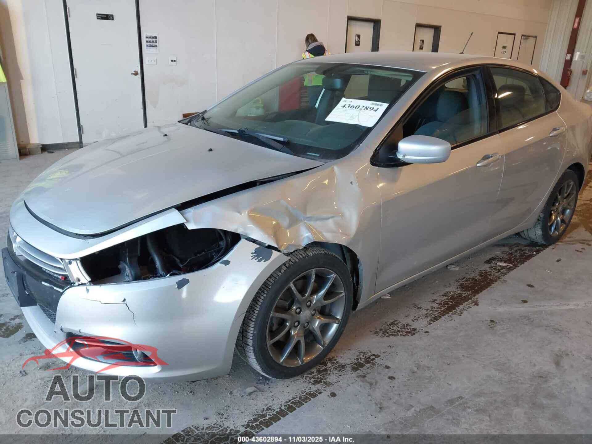 DODGE DART 2013 - 1C3CDFBA7DD149700
