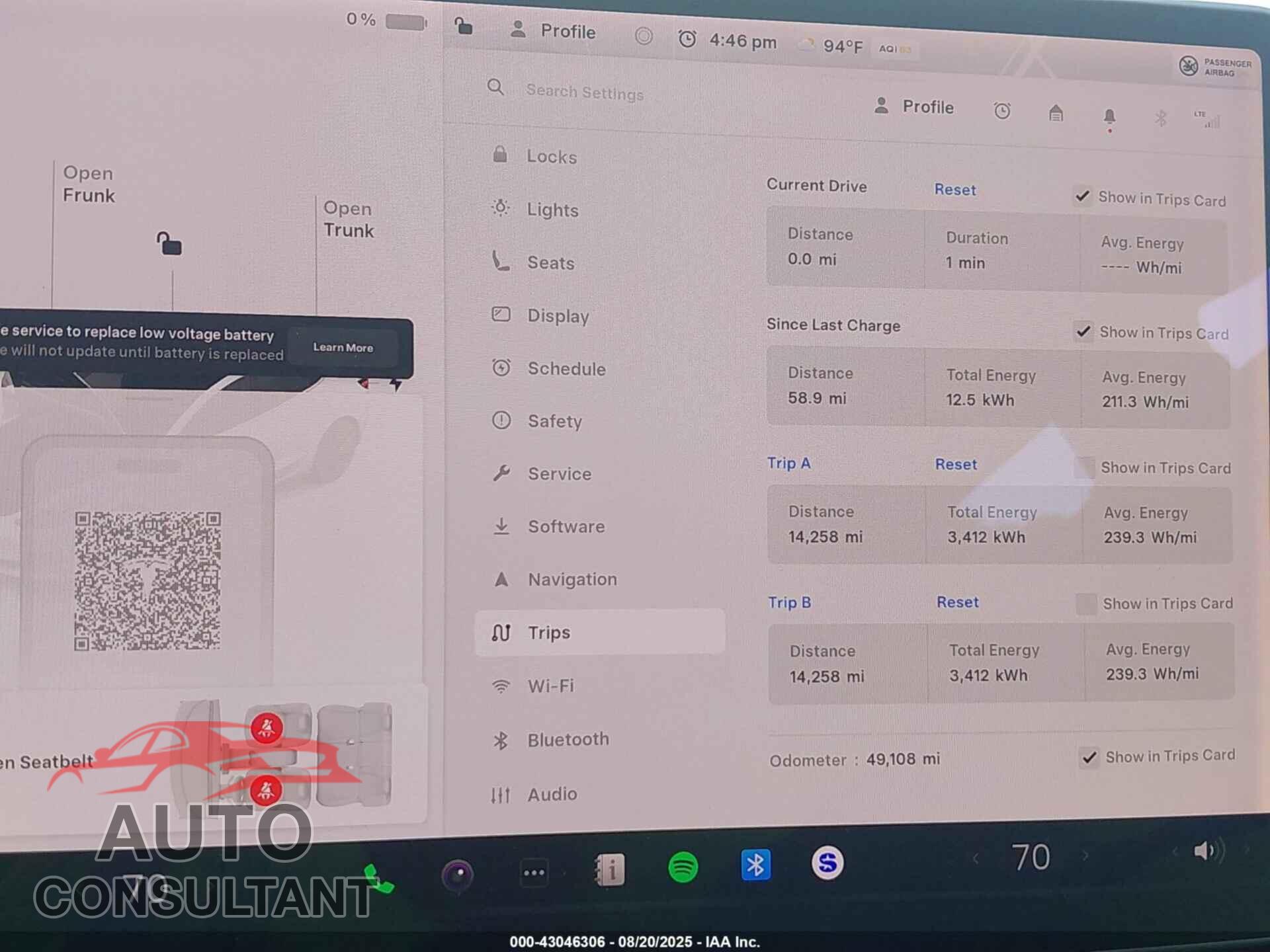 TESLA MODEL 3 2020 - 5YJ3E1EAXLF783579