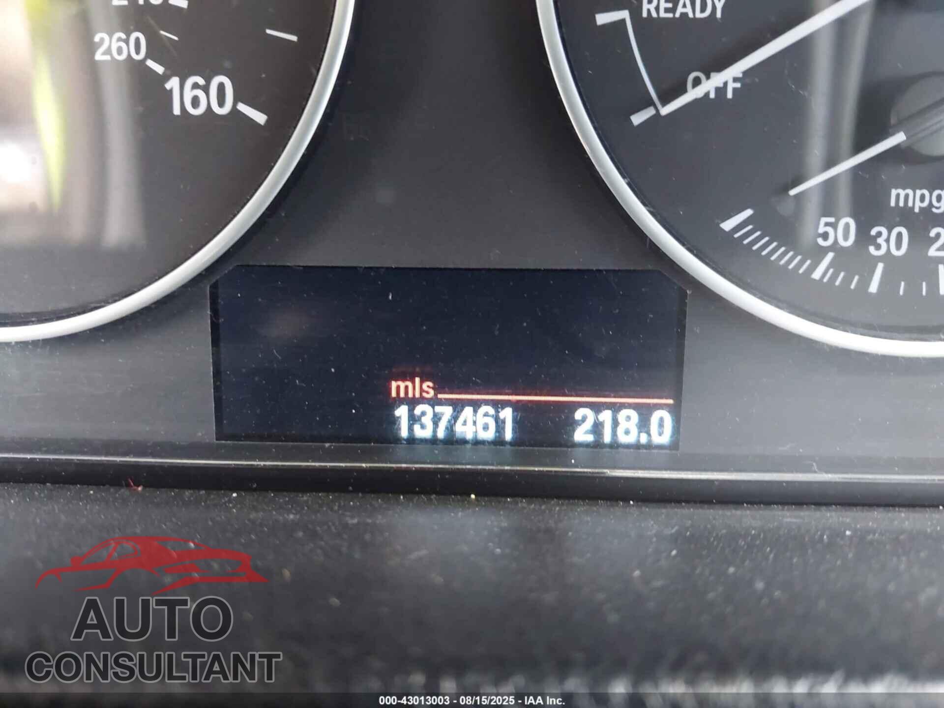 BMW 328I 2013 - WBA3C1G59DNR46308