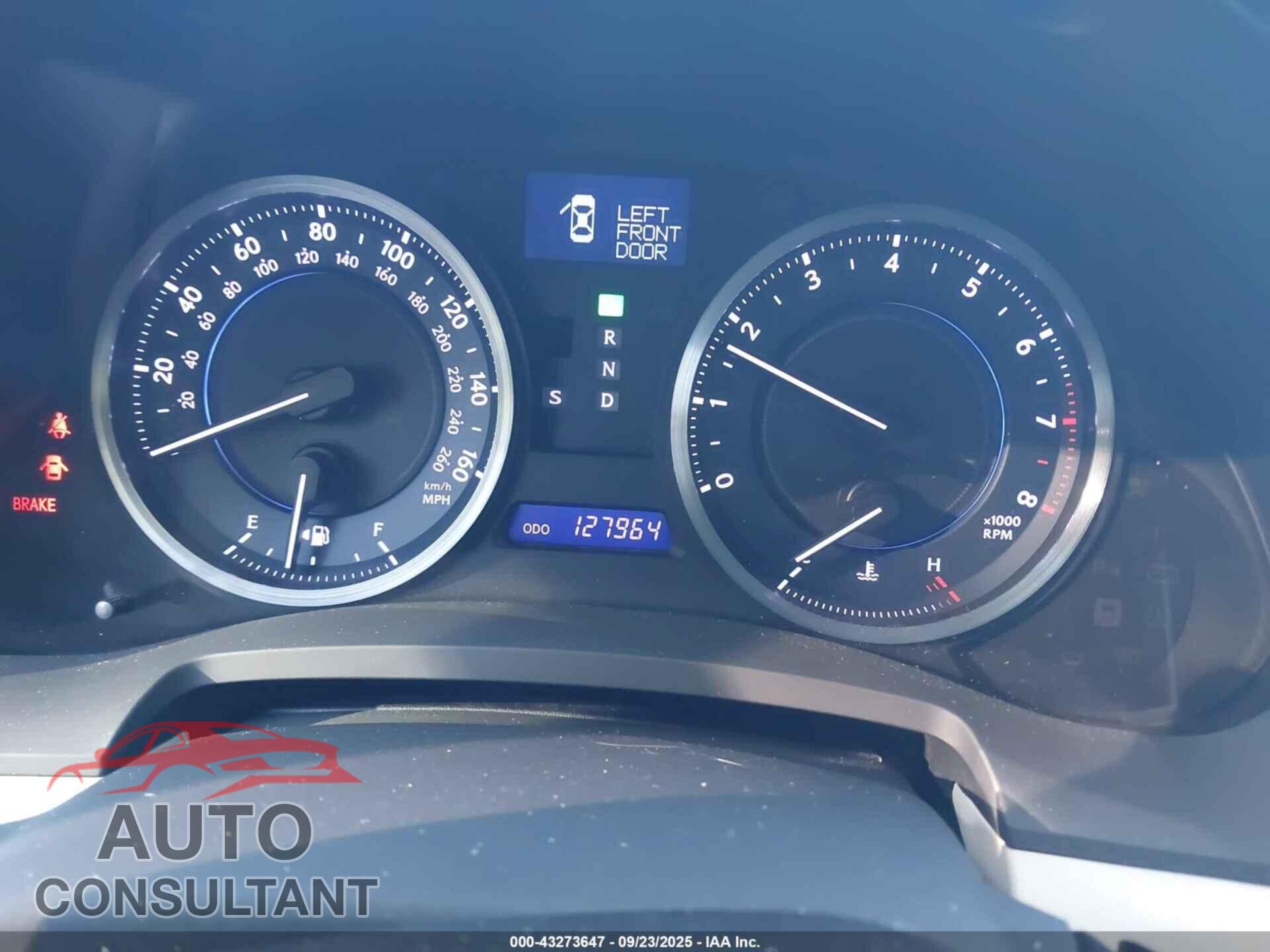 LEXUS IS 250 2013 - JTHCF5C28D5063263