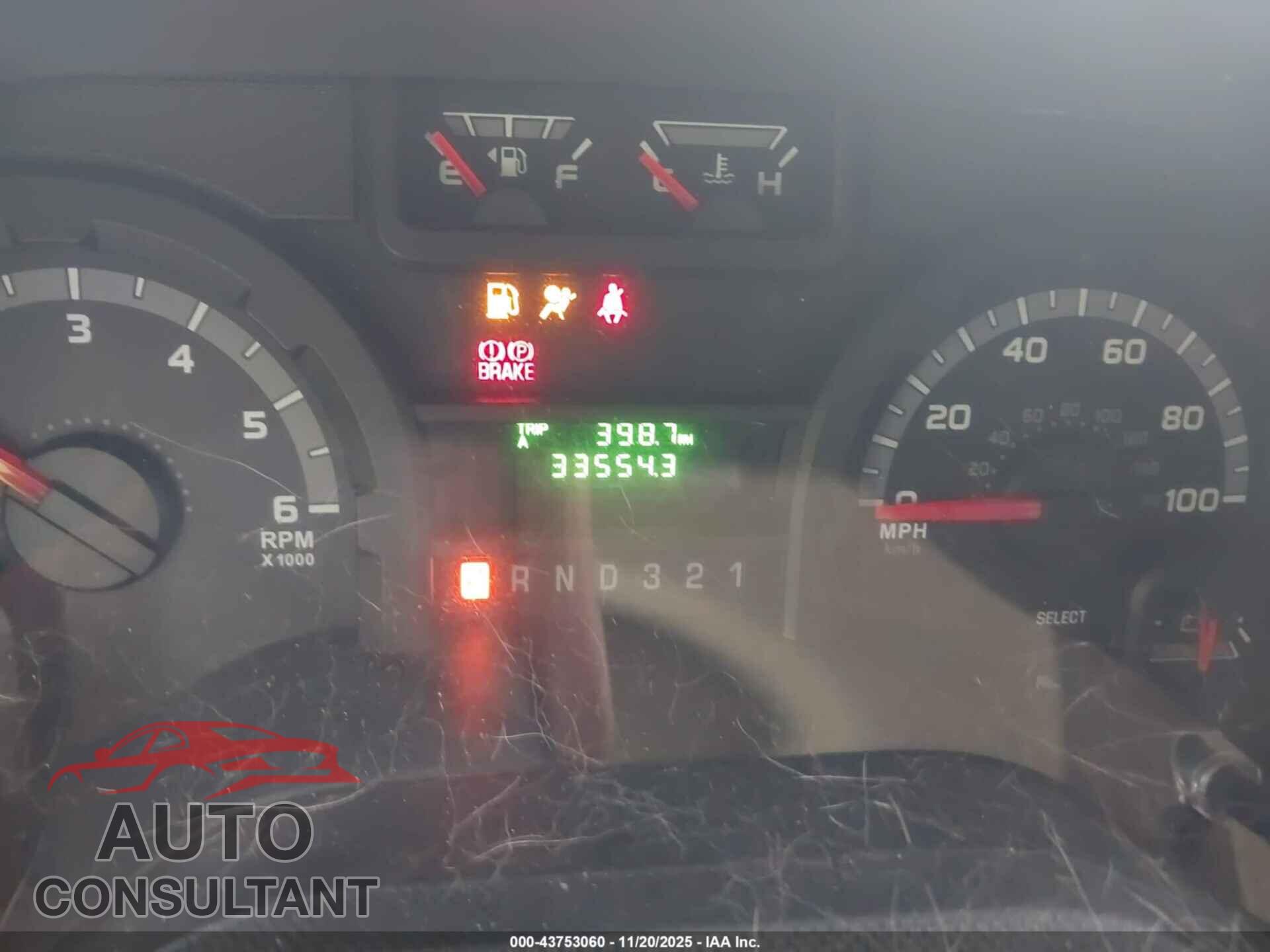 FORD E-450 CUTAWAY 2012 - 1FDXE4FS2CDA30299