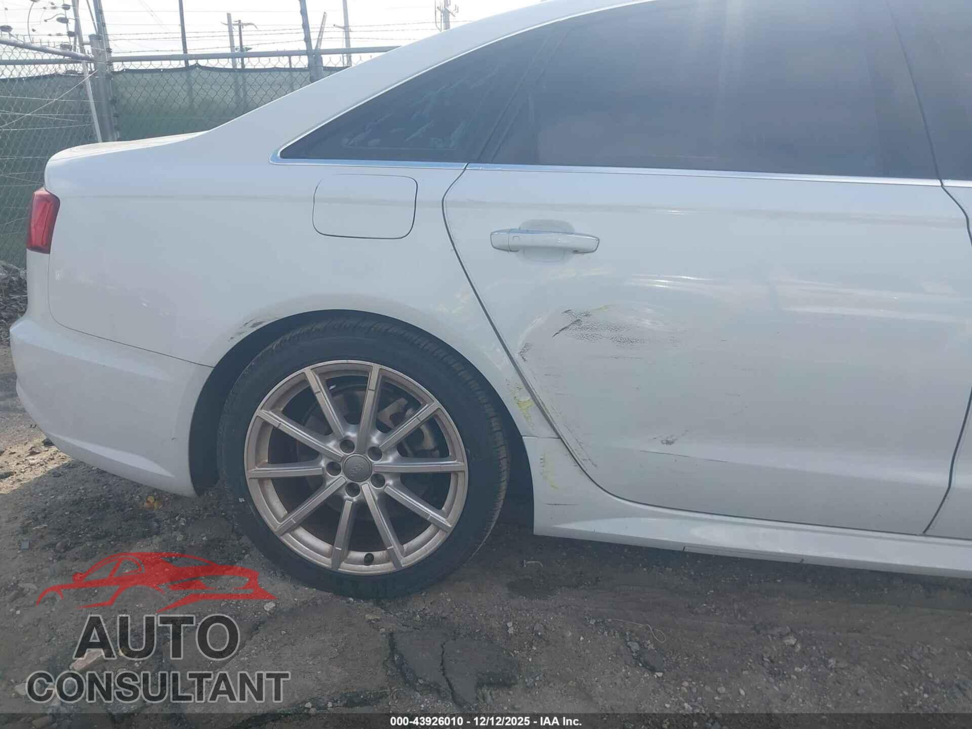 AUDI A6 2017 - WAUC8AFC5HN036033
