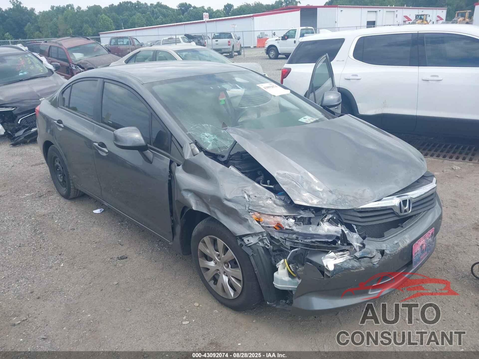 HONDA CIVIC 2012 - 19XFB2F50CE387020