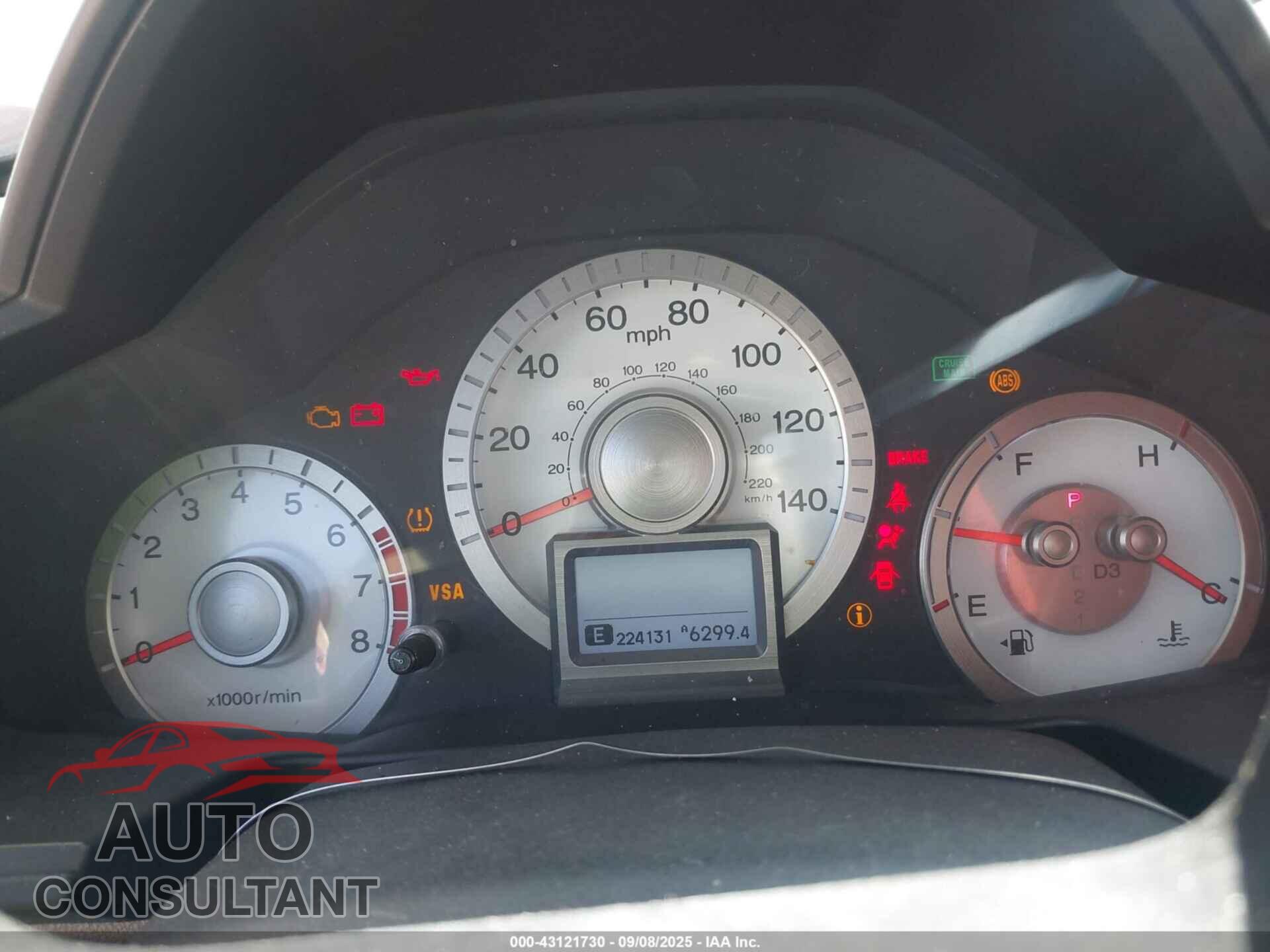 HONDA PILOT 2011 - 5FNYF3H94BB041533