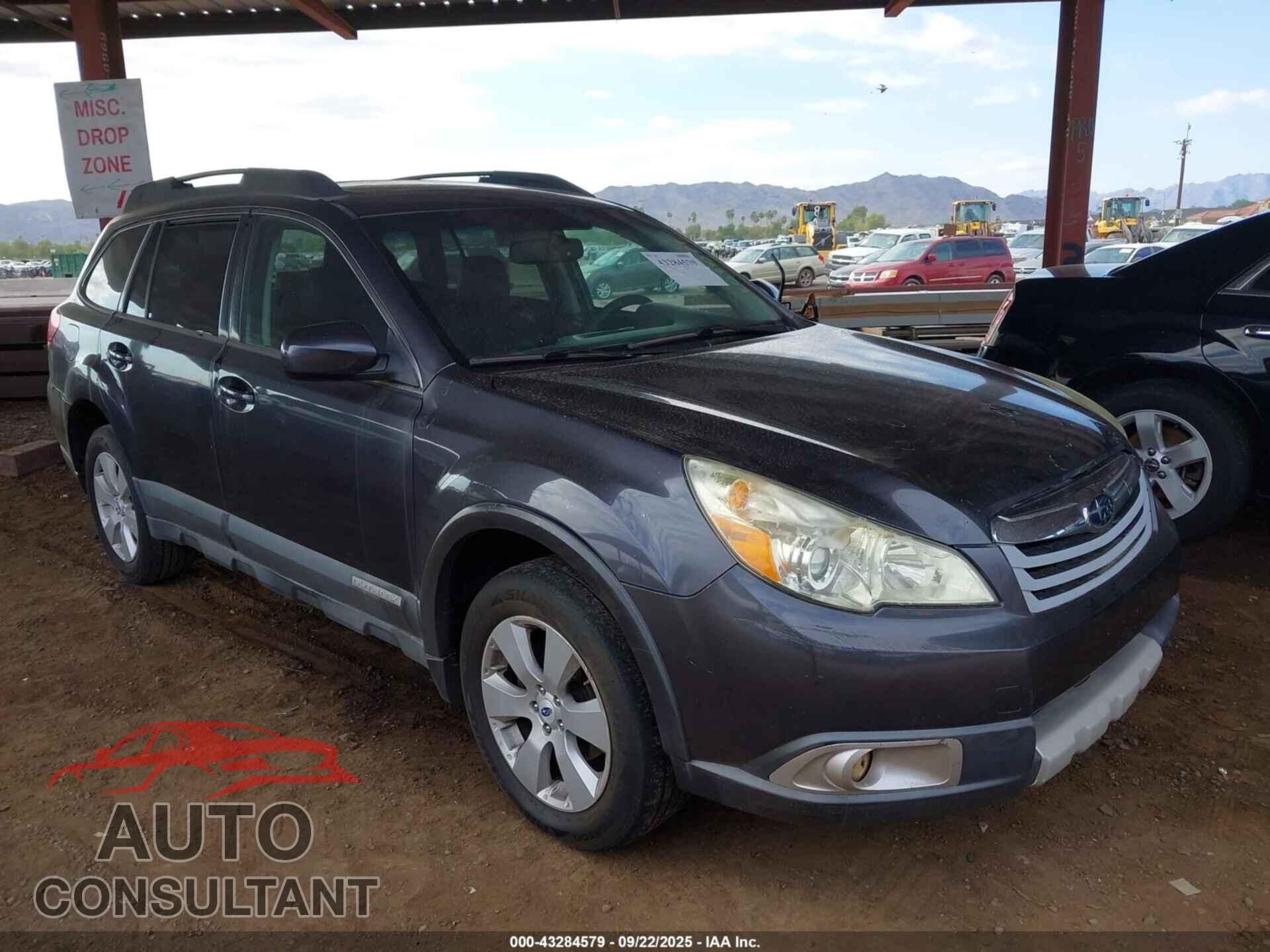 SUBARU OUTBACK 2012 - 4S4BRBLC4C3272291