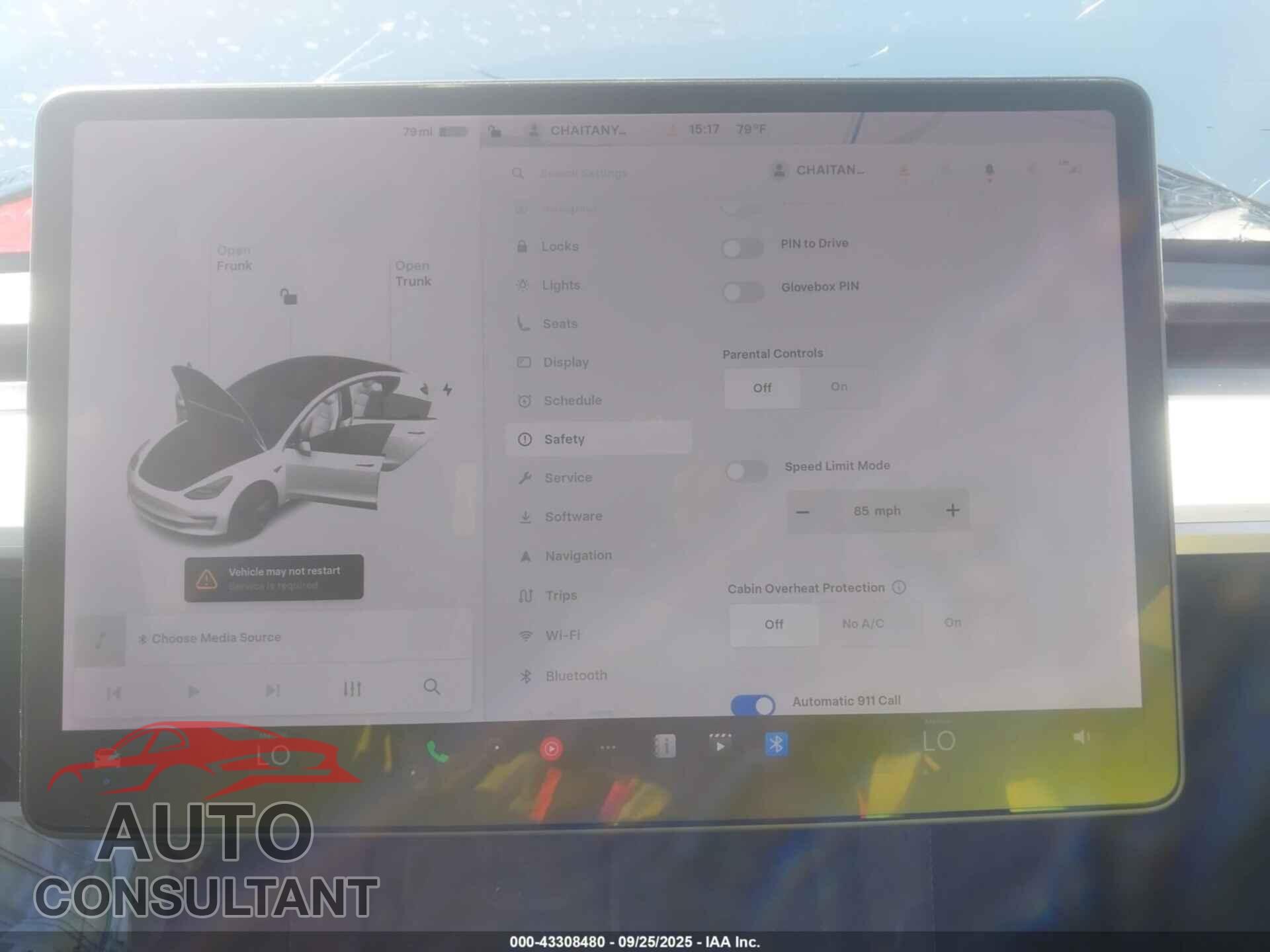 TESLA MODEL 3 2021 - 5YJ3E1EB4MF079484