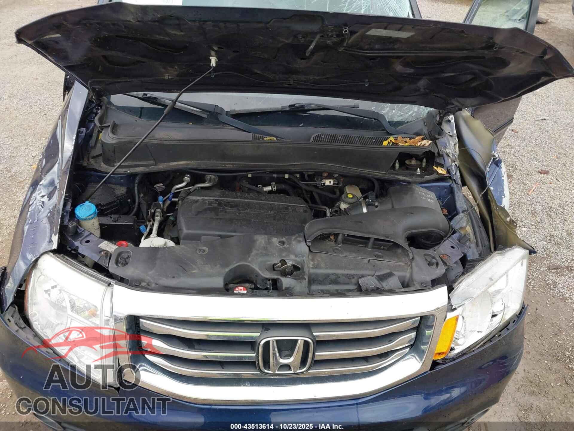 HONDA PILOT 2013 - 5FNYF4H44DB076974