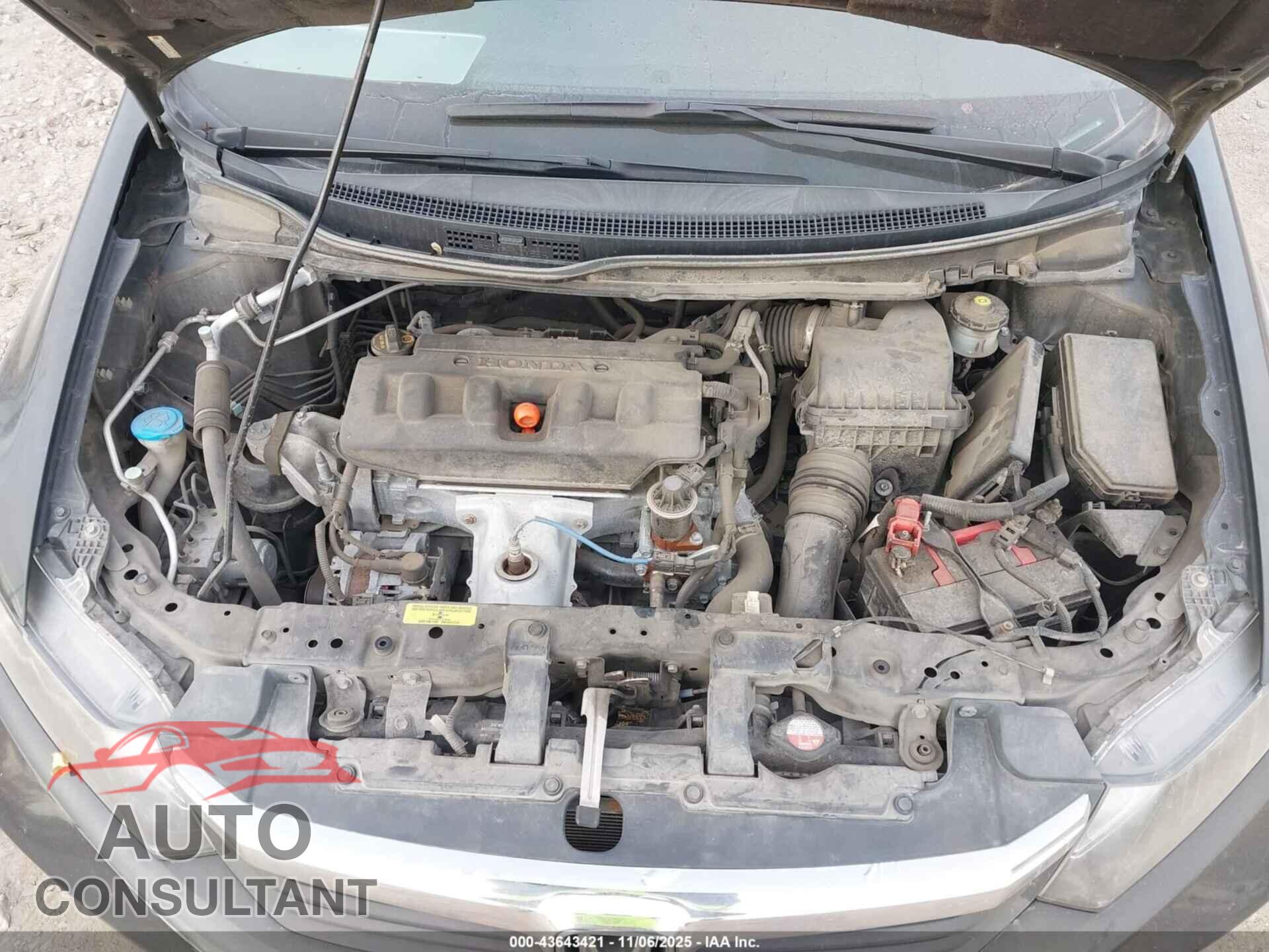 HONDA CIVIC 2012 - 2HGFB2F5XCH595153