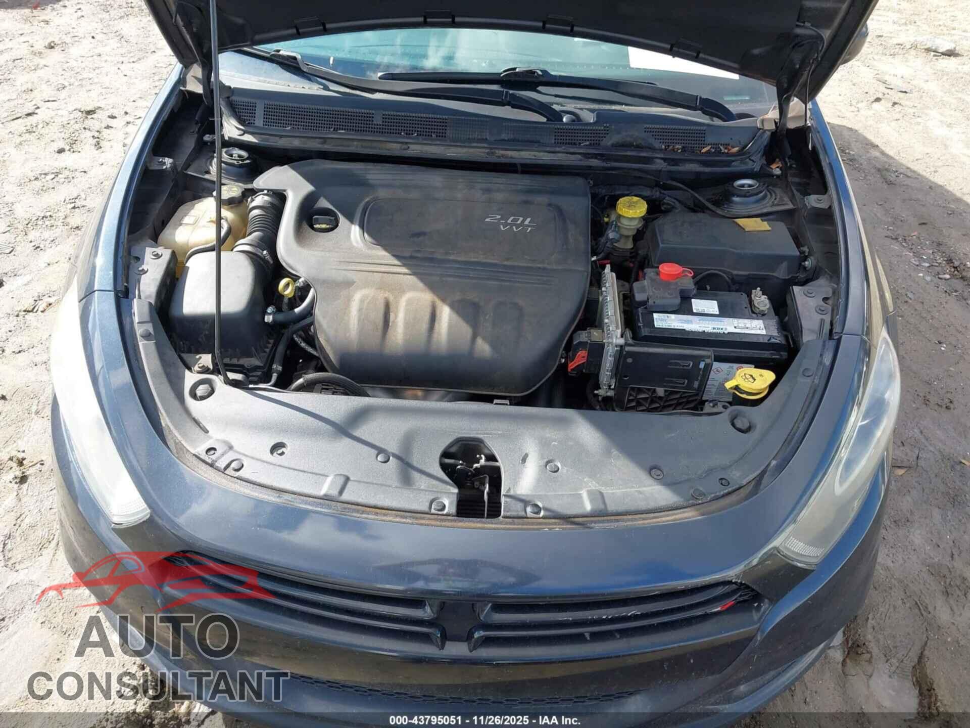 DODGE DART 2013 - 1C3CDFBA7DD328822