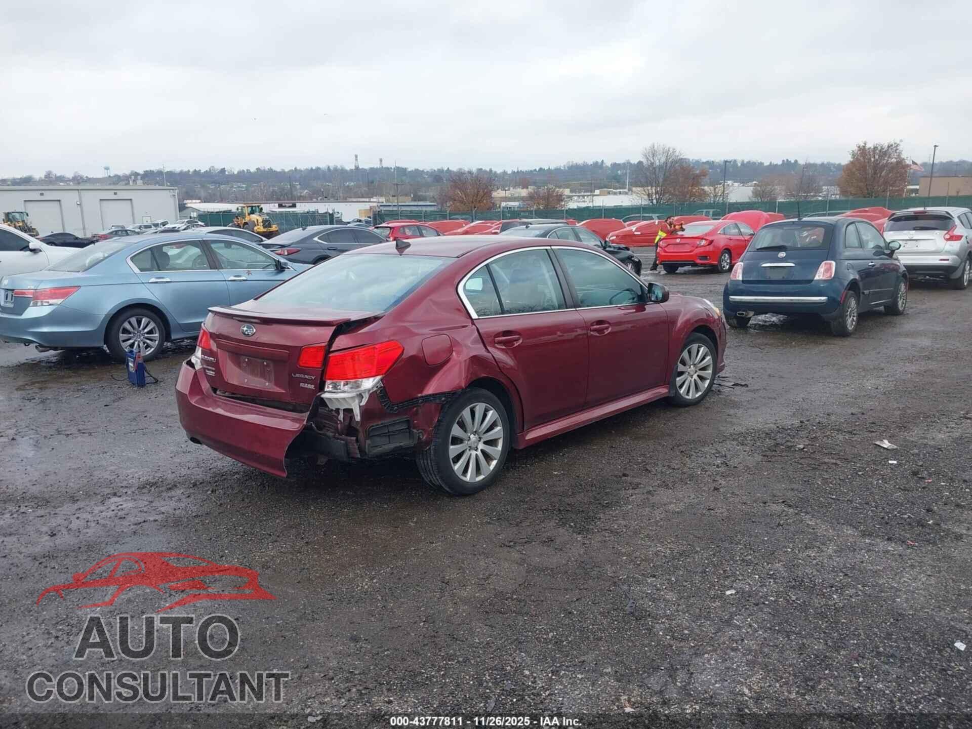 SUBARU LEGACY 2011 - 4S3BMBK64B3246397