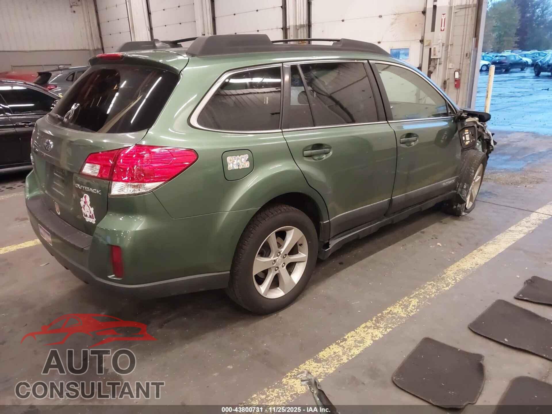 SUBARU OUTBACK 2014 - 4S4BRBLCXE3312893