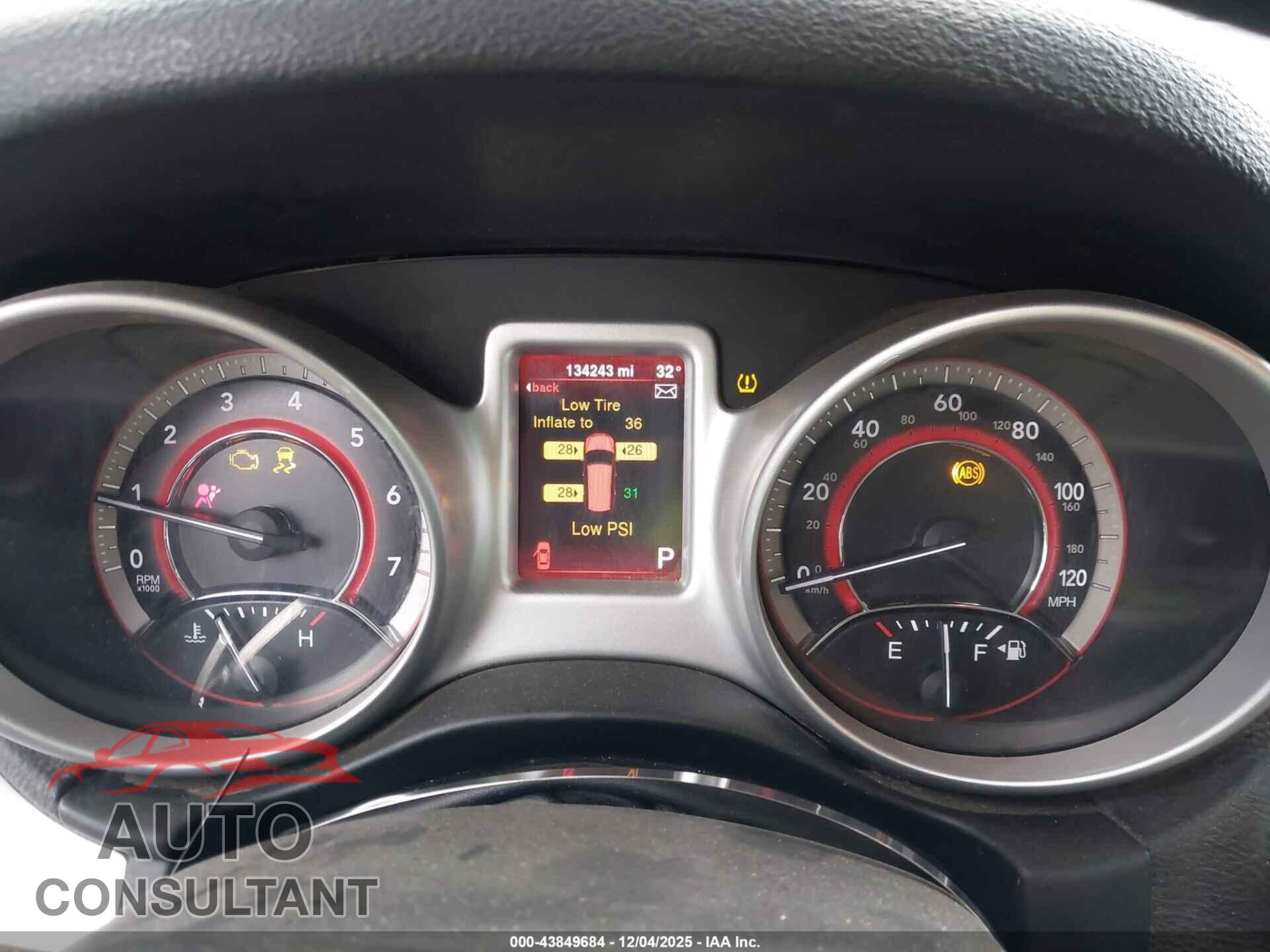 DODGE JOURNEY 2014 - 3C4PDCBG3ET250521