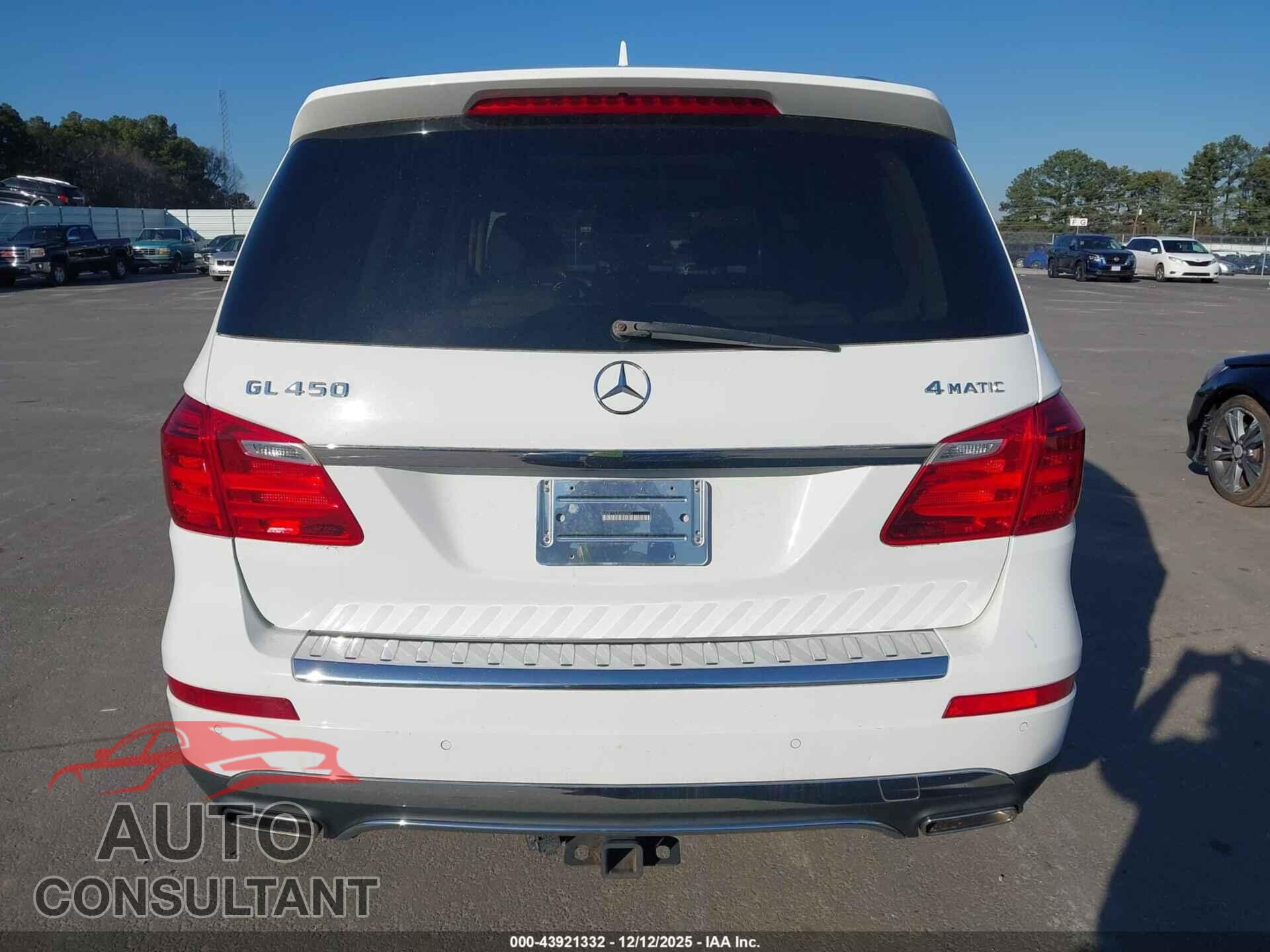 MERCEDES-BENZ GL 450 2014 - 4JGDF7CE2EA322541