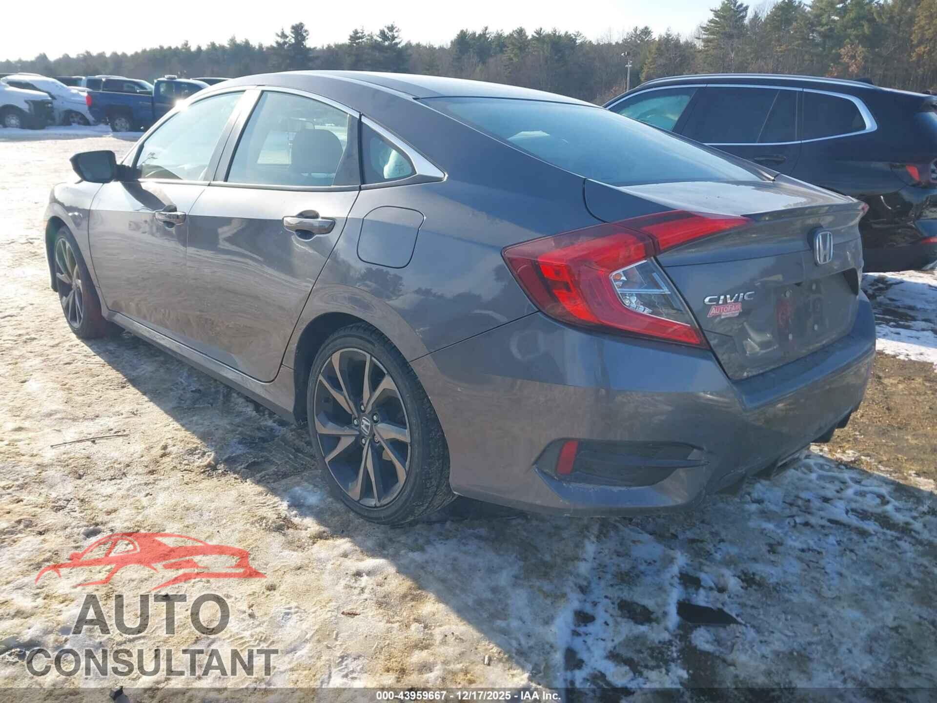 HONDA CIVIC 2019 - 2HGFC2F80KH547196