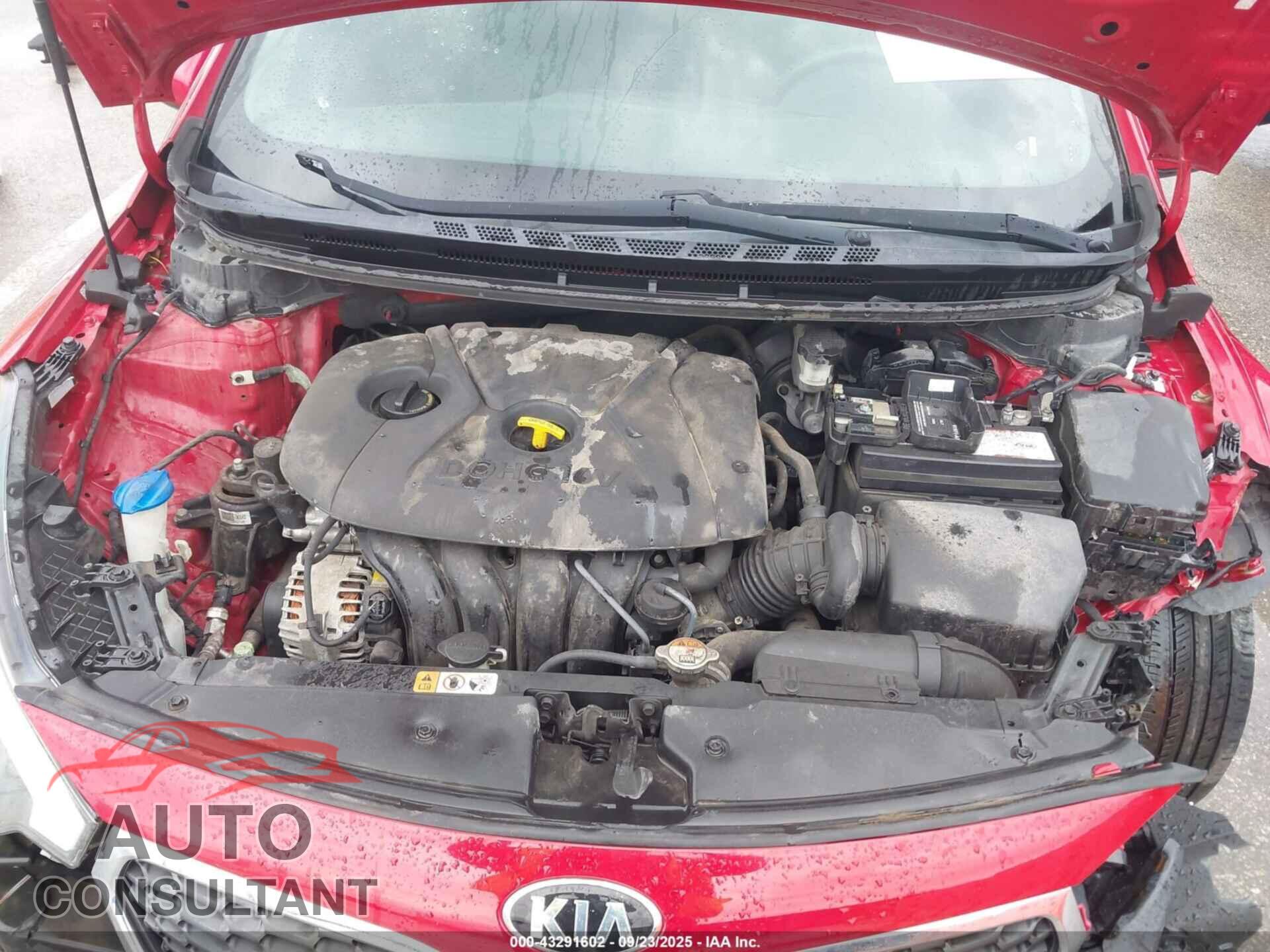 KIA FORTE 2016 - KNAFX4A64G5454424