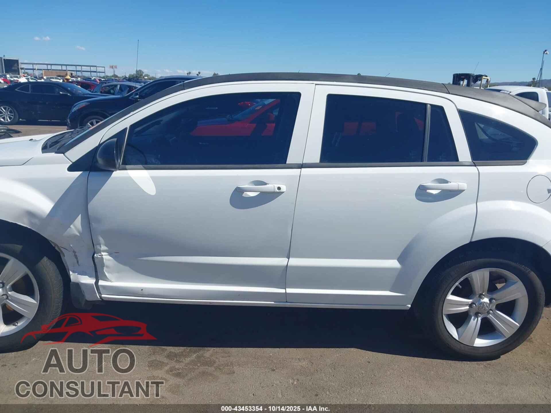 DODGE CALIBER 2011 - 1B3CB3HA2BD296612