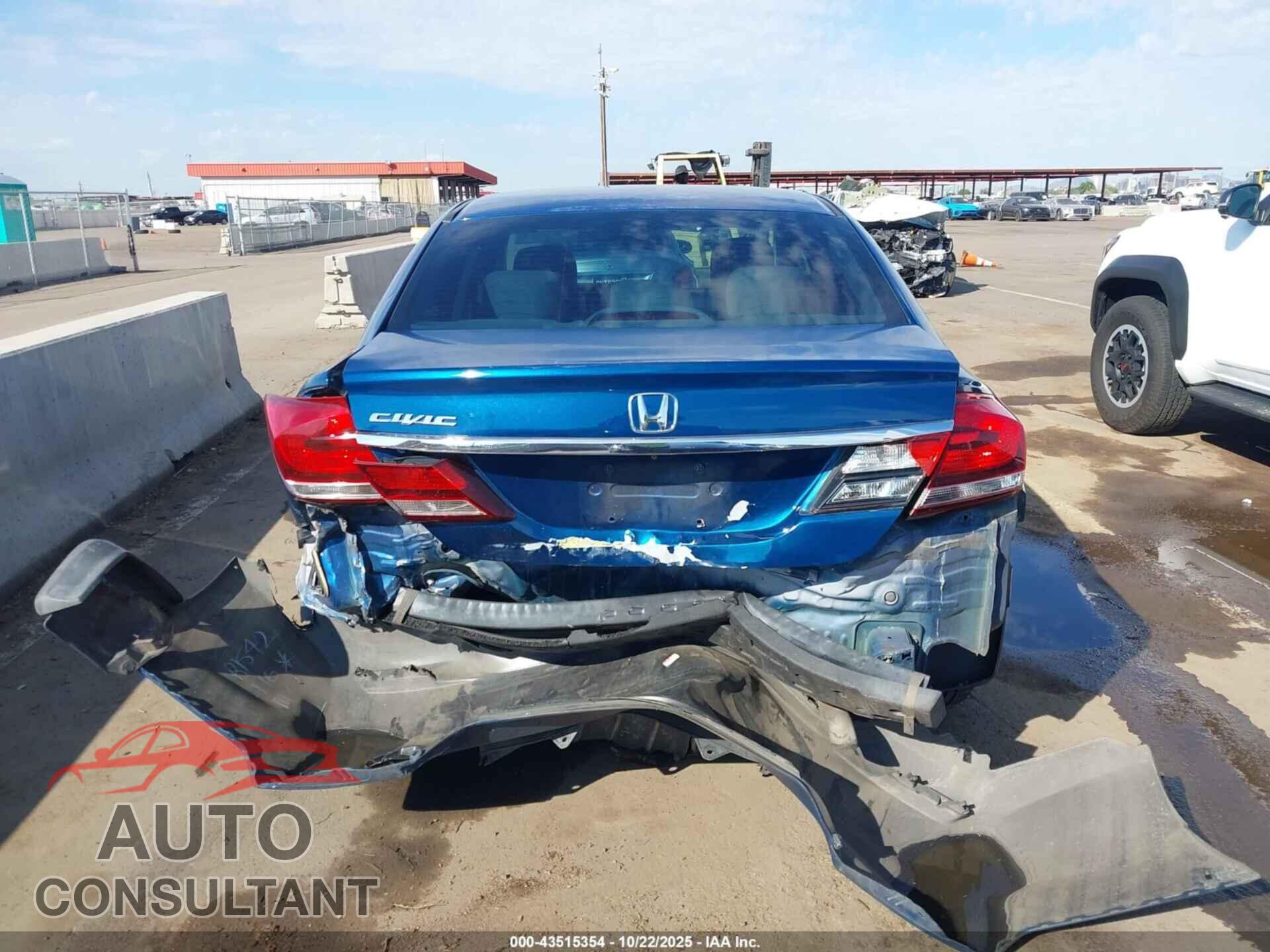 HONDA CIVIC 2013 - 19XFB2F85DE049933