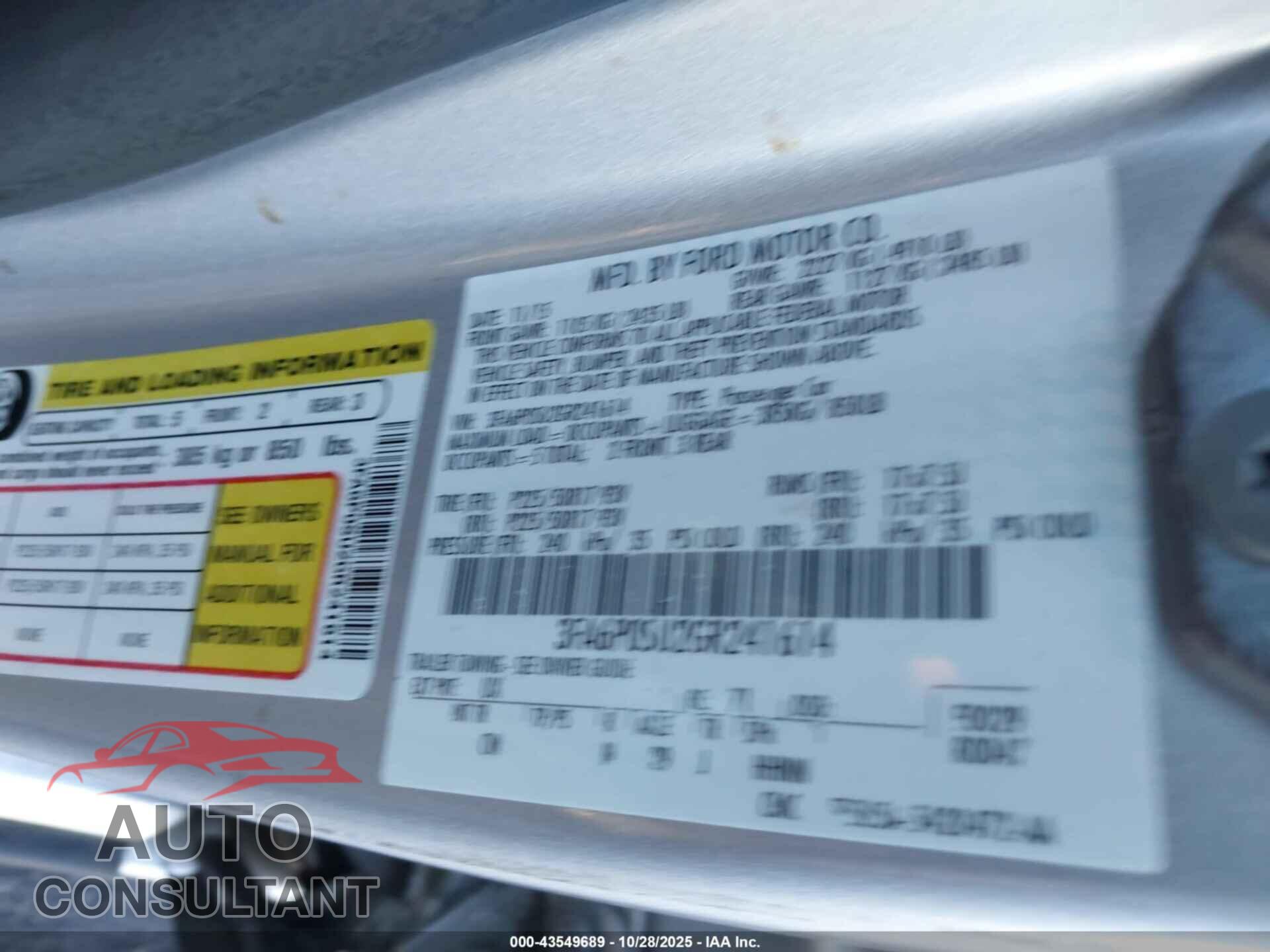 FORD FUSION 2016 - 3FA6POSU2GR241614