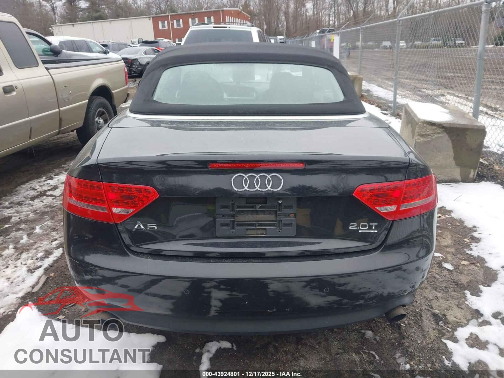 AUDI A5 2012 - WAULFAFHXCN001434