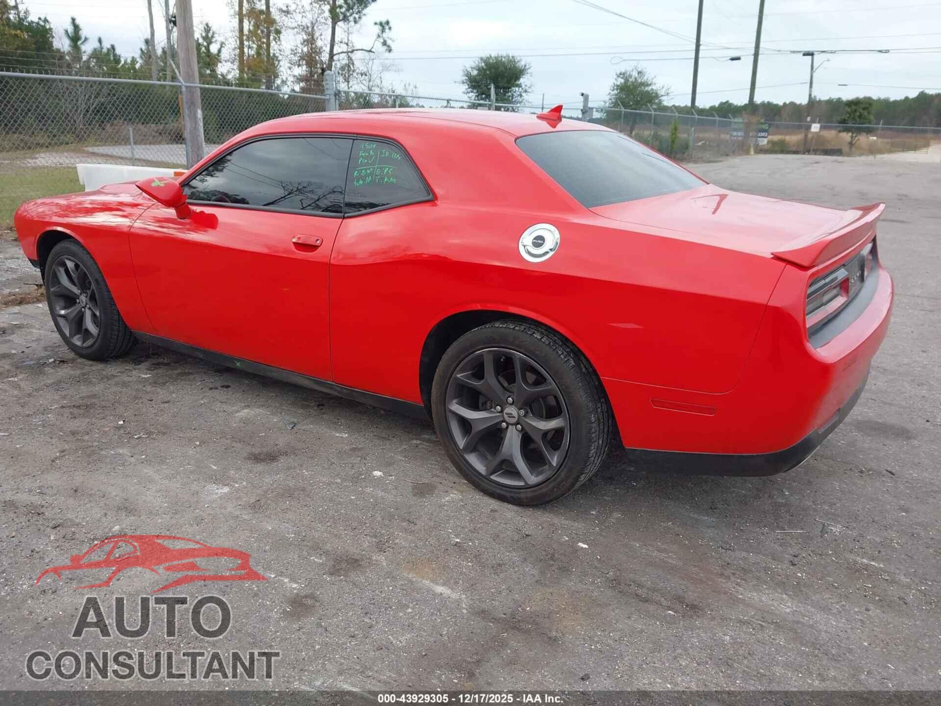 DODGE CHALLENGER 2018 - 2C3CDZAGXJH287687