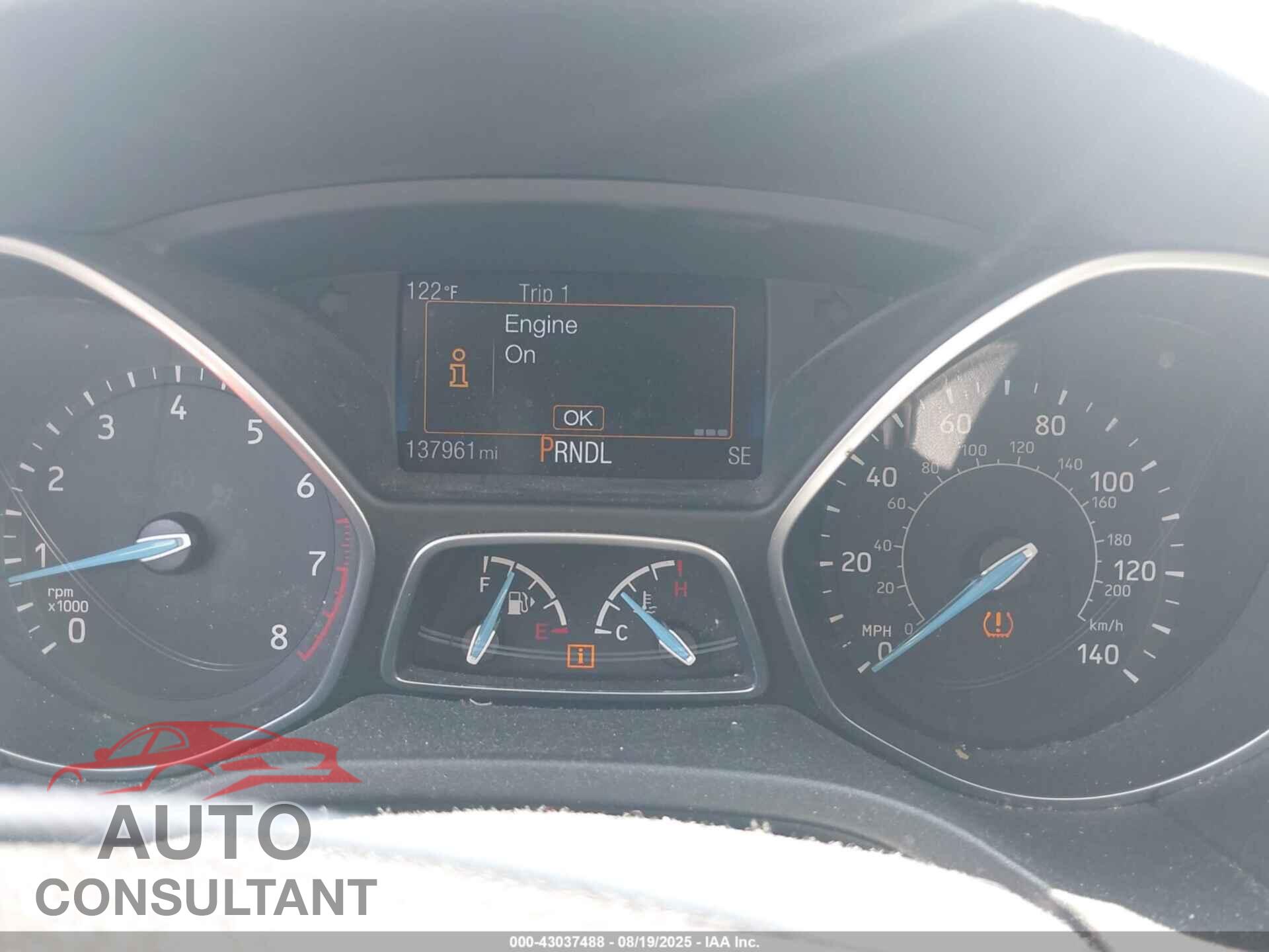 FORD FOCUS 2016 - 1FADP3F27GL319028