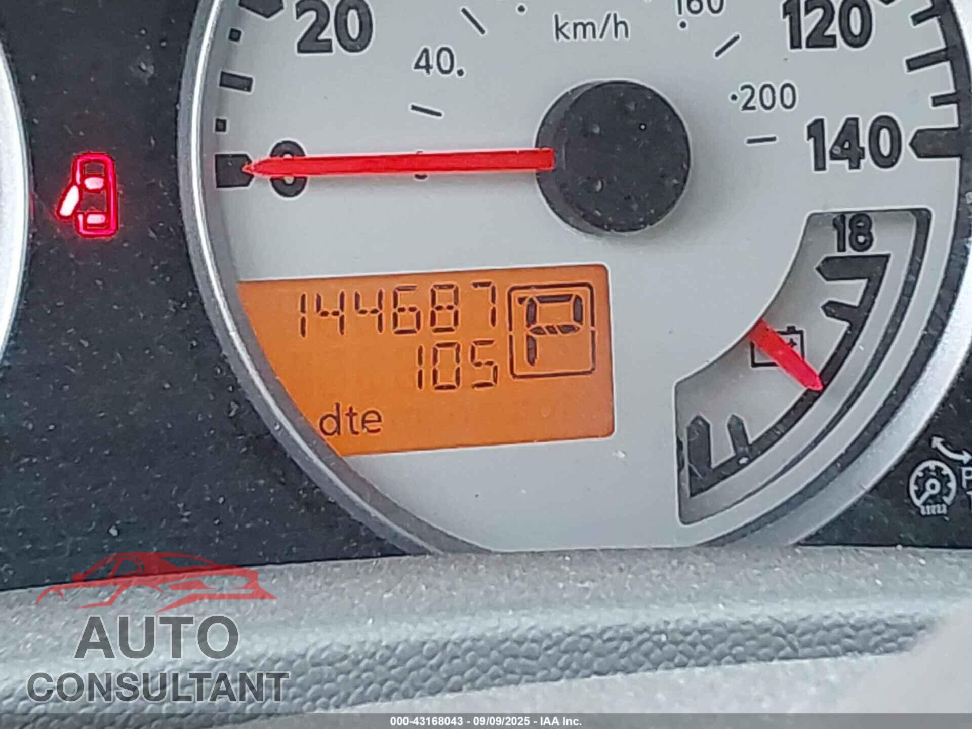NISSAN FRONTIER 2012 - 1N6AD0ER6CC475149