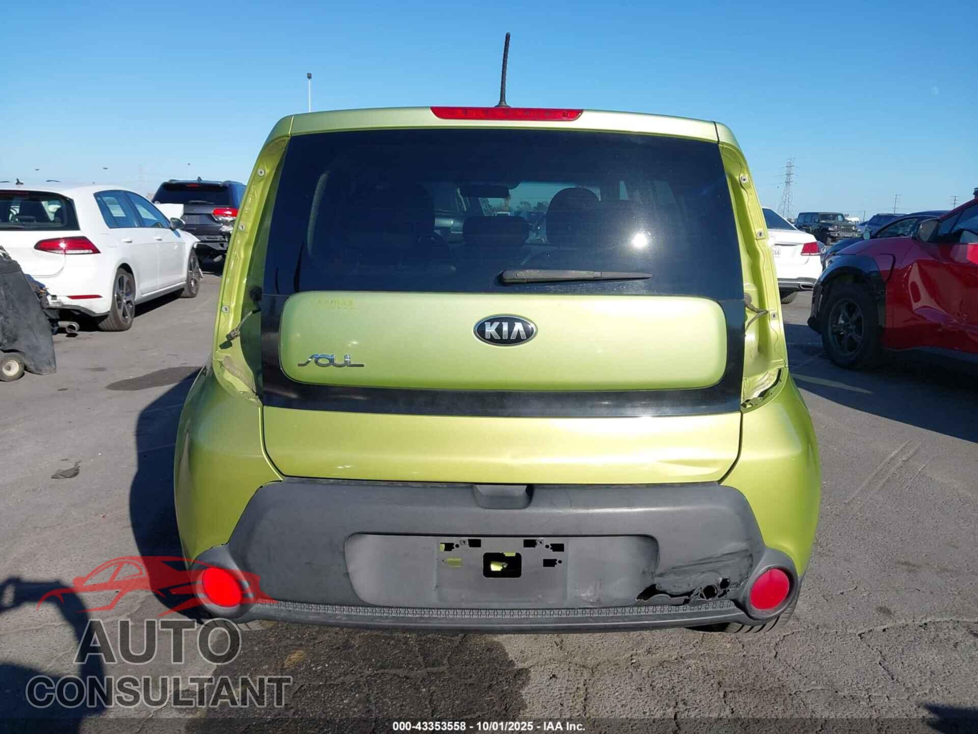 KIA SOUL 2015 - KNDJP3A55F7788382