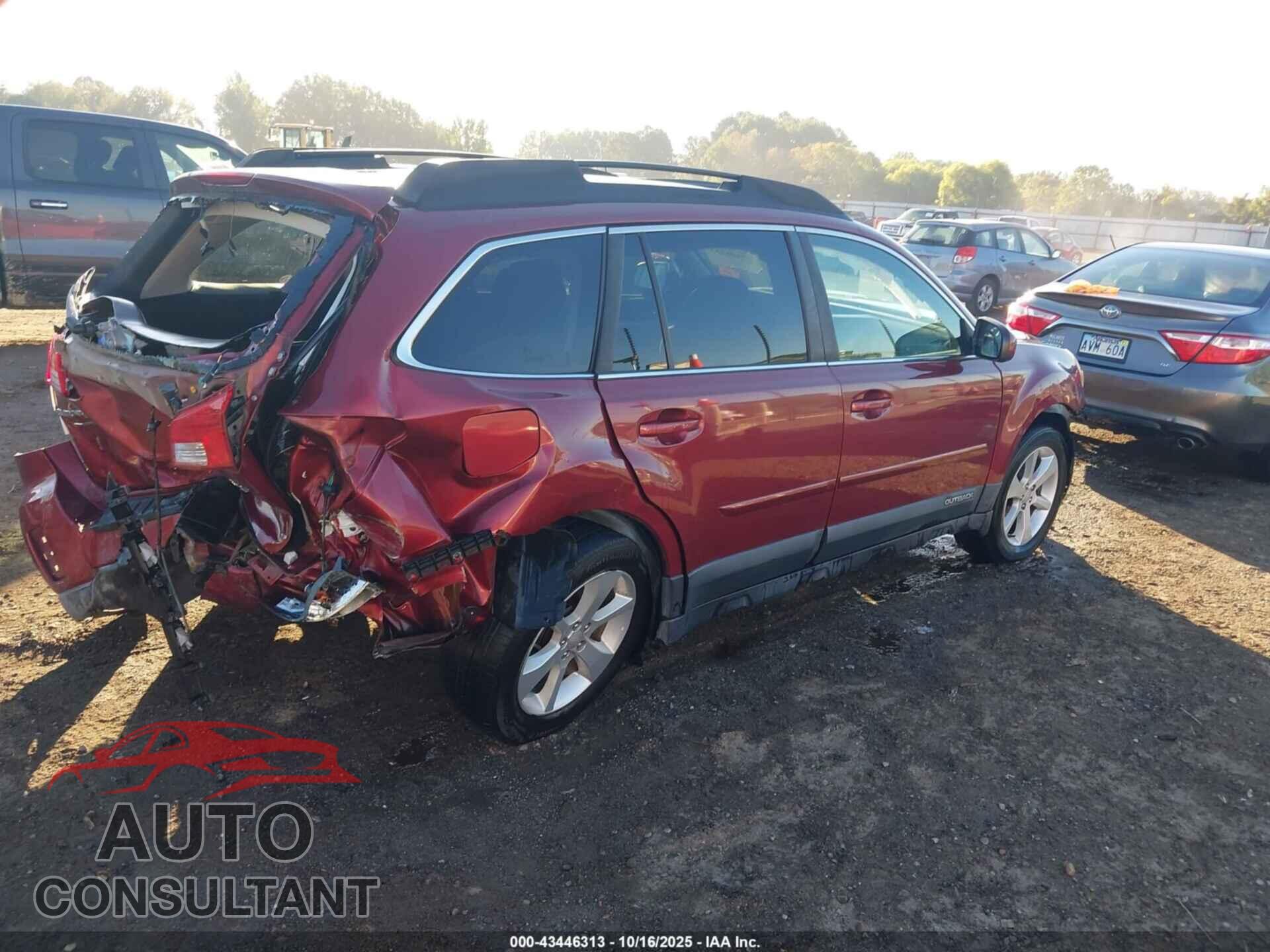 SUBARU OUTBACK 2013 - 4S4BRCCC9D3222025