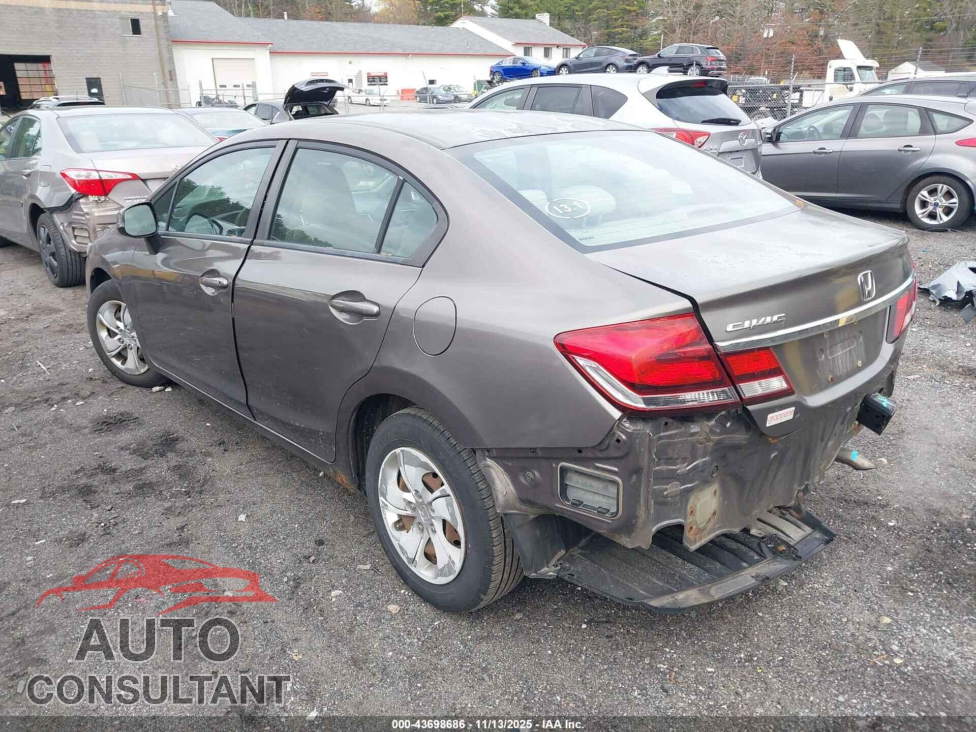 HONDA CIVIC 2013 - 2HGFB2F59DH547838