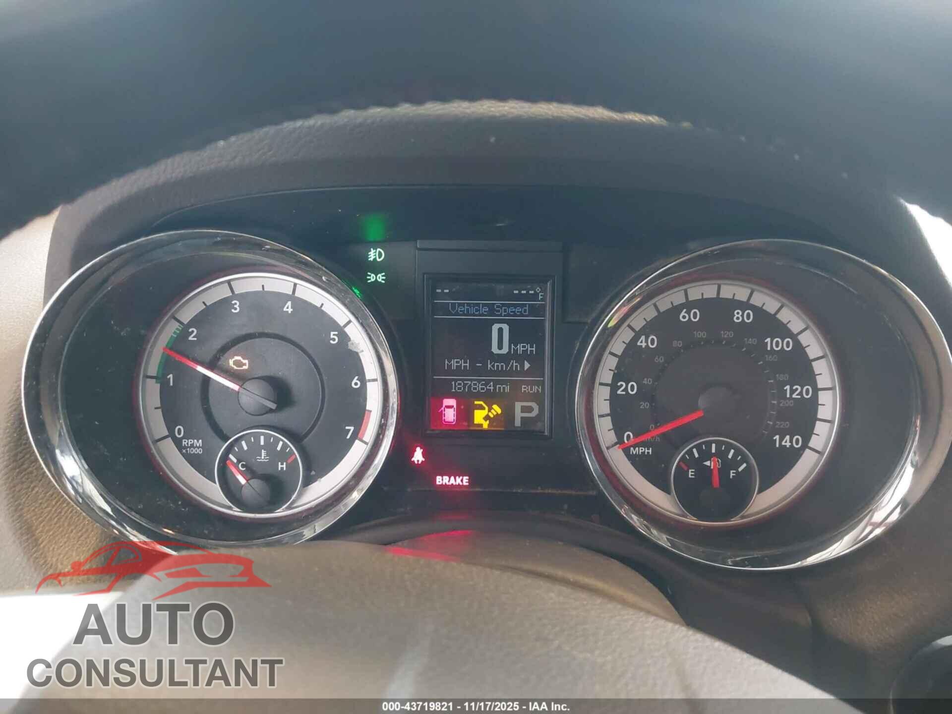 DODGE DURANGO 2013 - 1C4RDJDGXDC681121