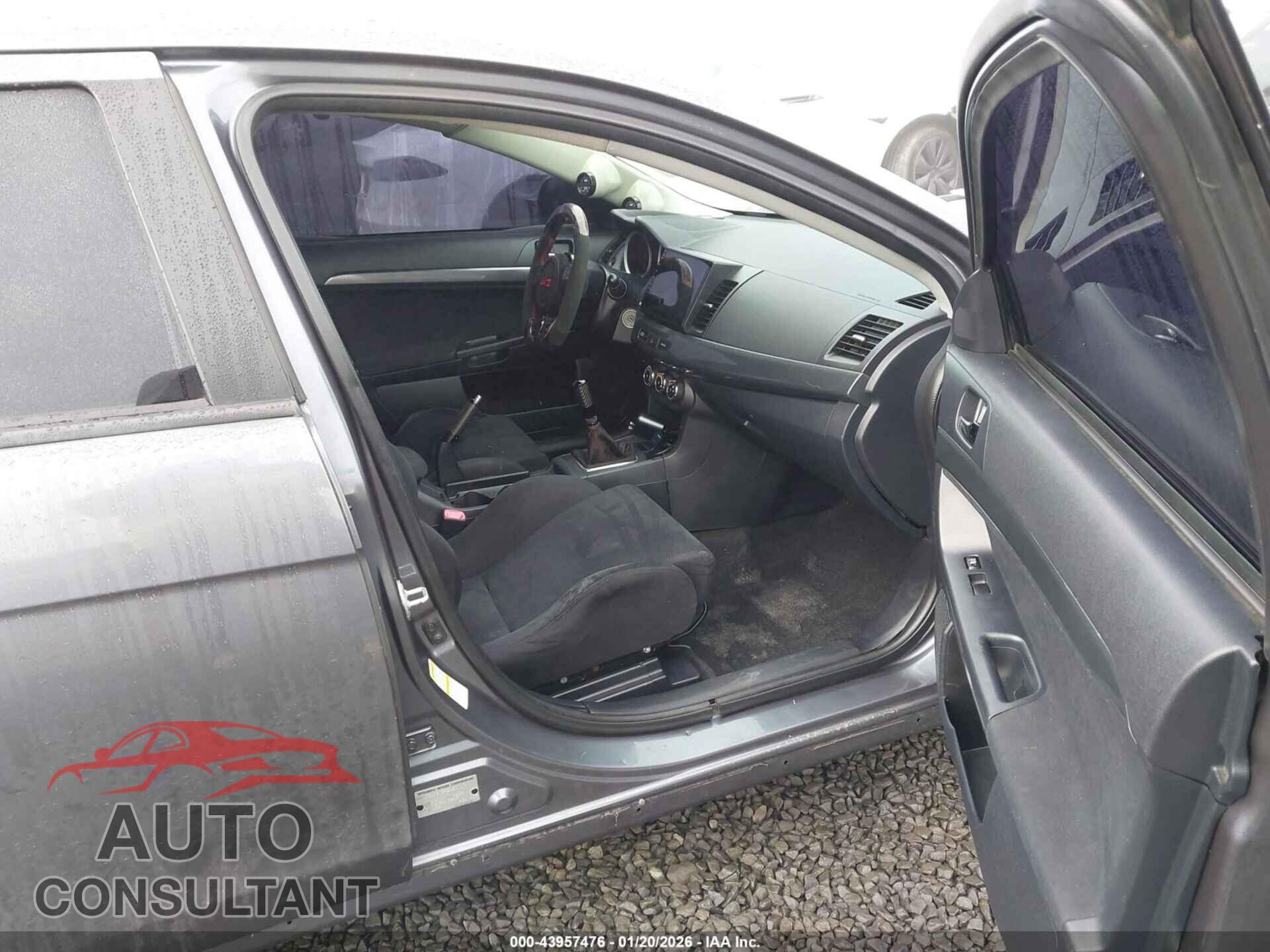 MITSUBISHI LANCER EVOLUTION 2011 - JA32W8FV9BU029743