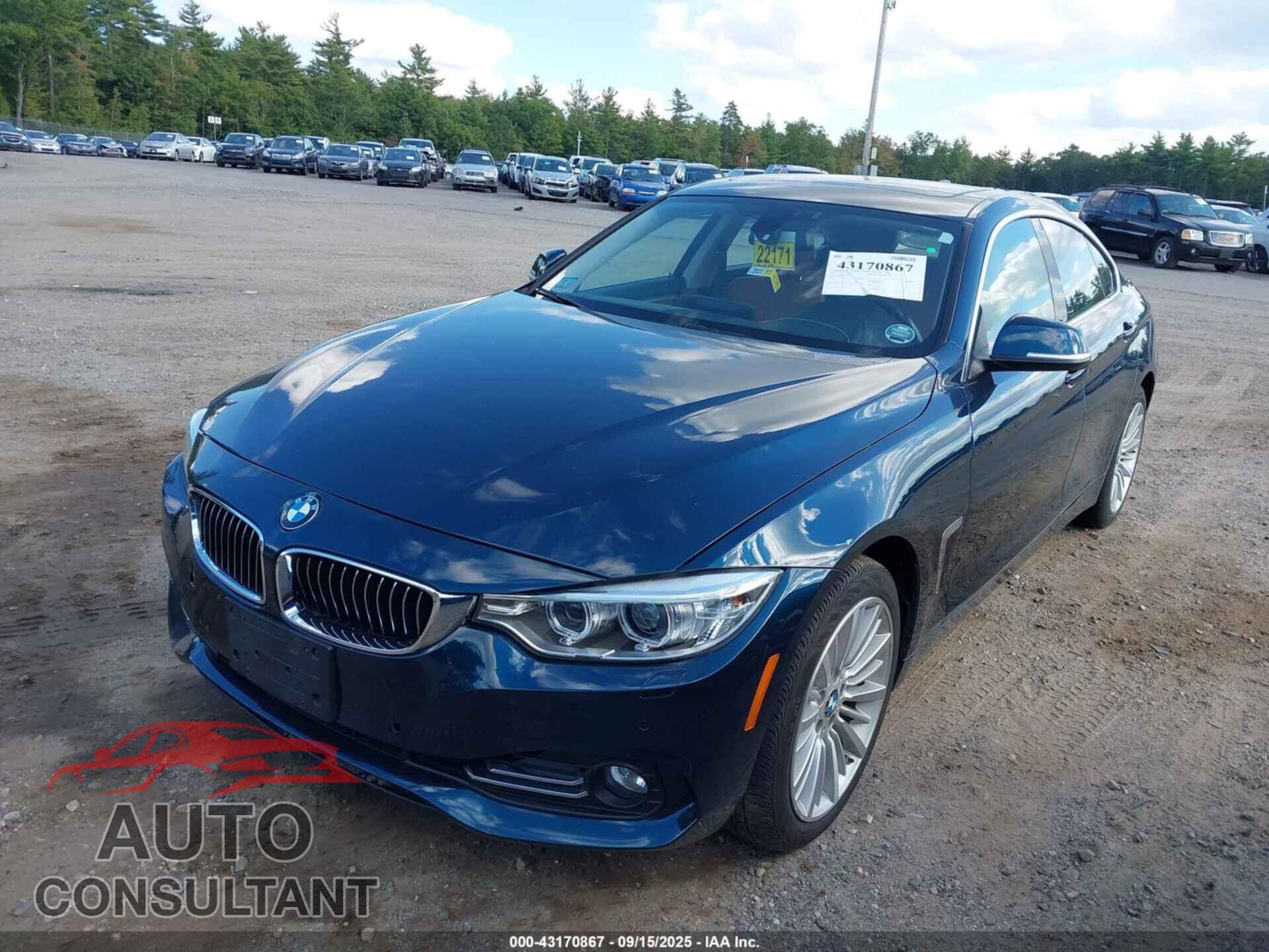 BMW 428 GRAN COUPE 2015 - WBA4C9C55FD331465