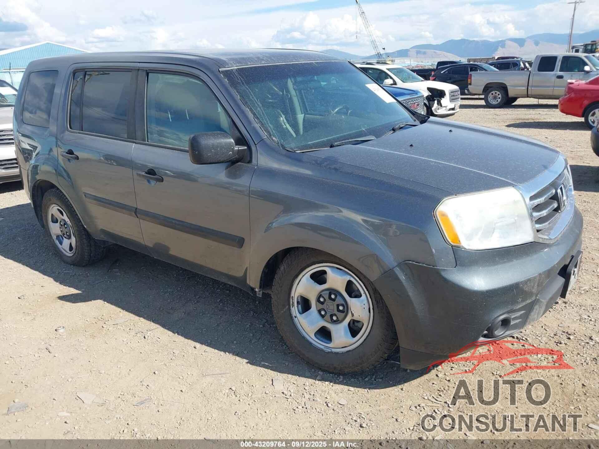 HONDA PILOT 2013 - 5FNYF4H22DB020935