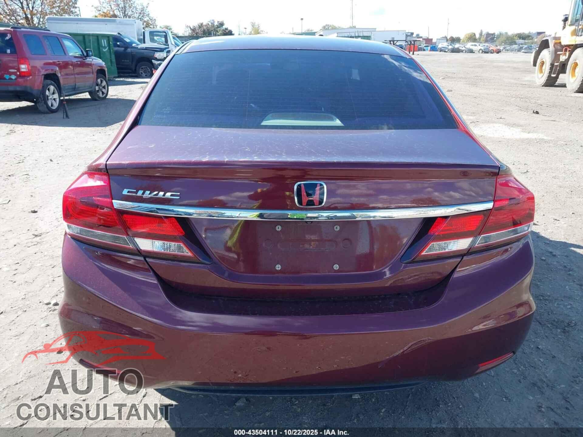 HONDA CIVIC 2014 - 19XFB2F53EE208973