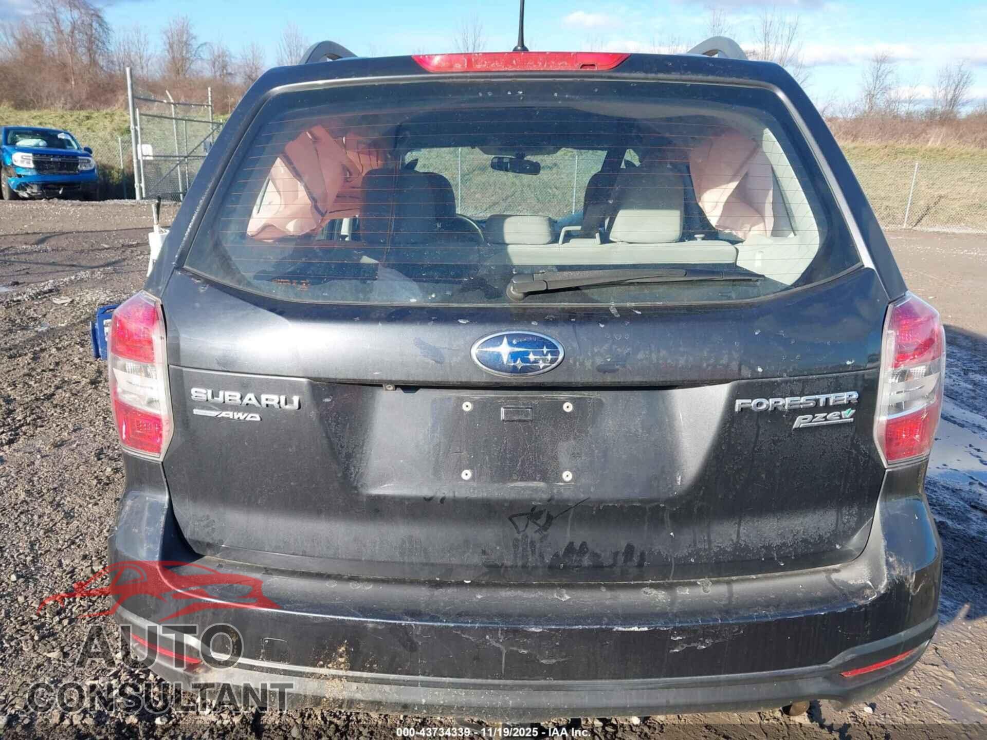 SUBARU FORESTER 2015 - JF2SJABC8FH486460