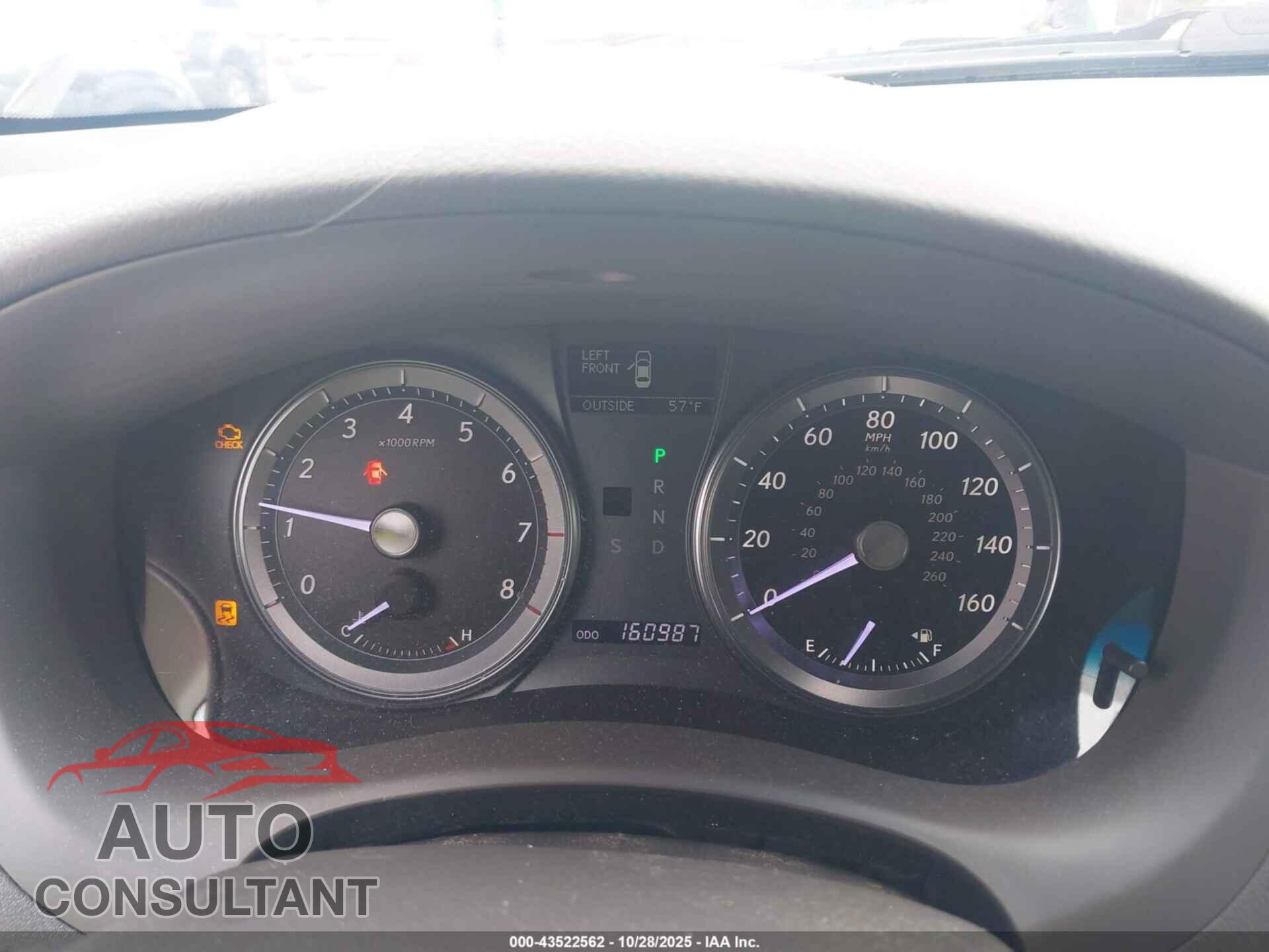 LEXUS ES 350 2011 - JTHBK1EG2B2452293