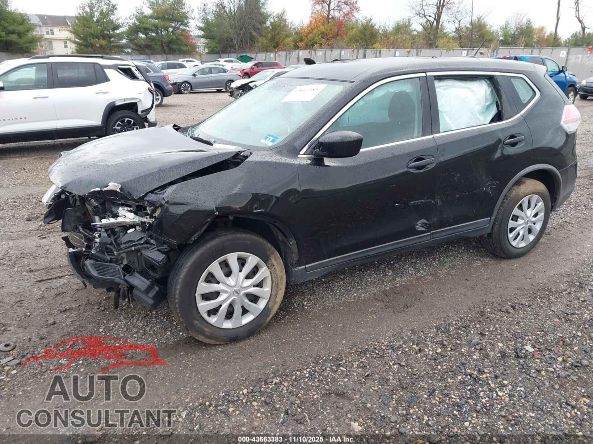 NISSAN ROGUE 2016 - KNMAT2MV0GP664376