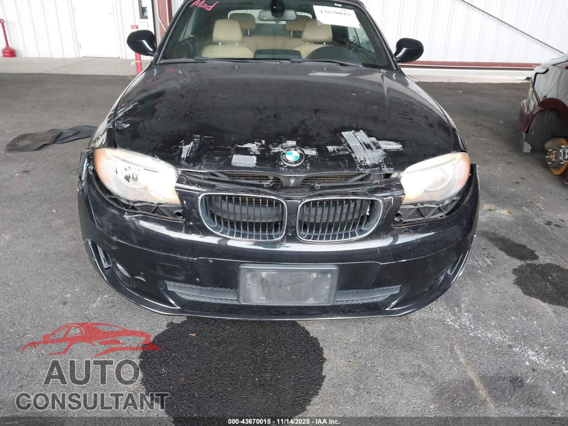 BMW 128I 2013 - WBAUN1C55DVR00916