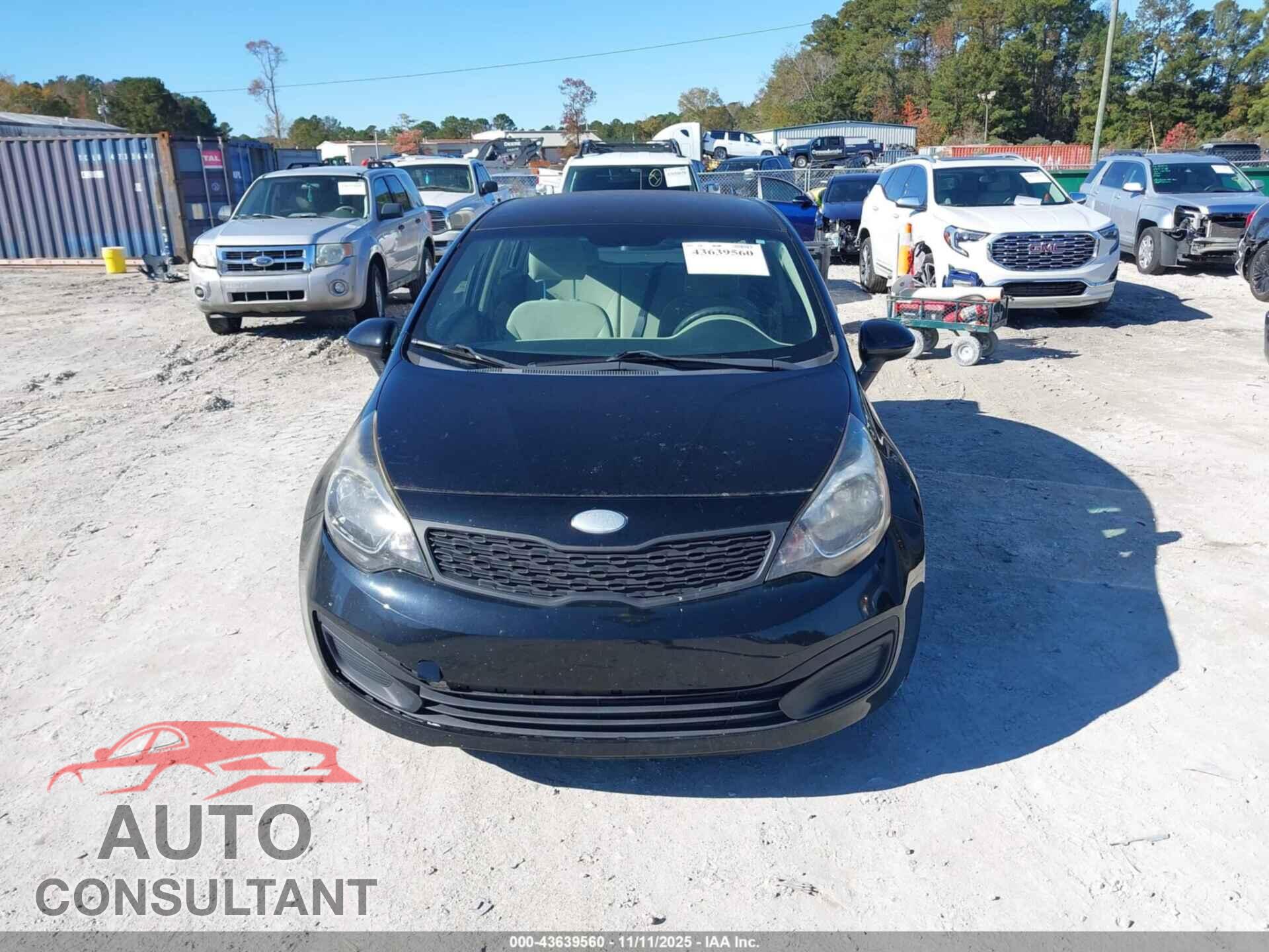 KIA RIO 2013 - KNADM4A37D6285978