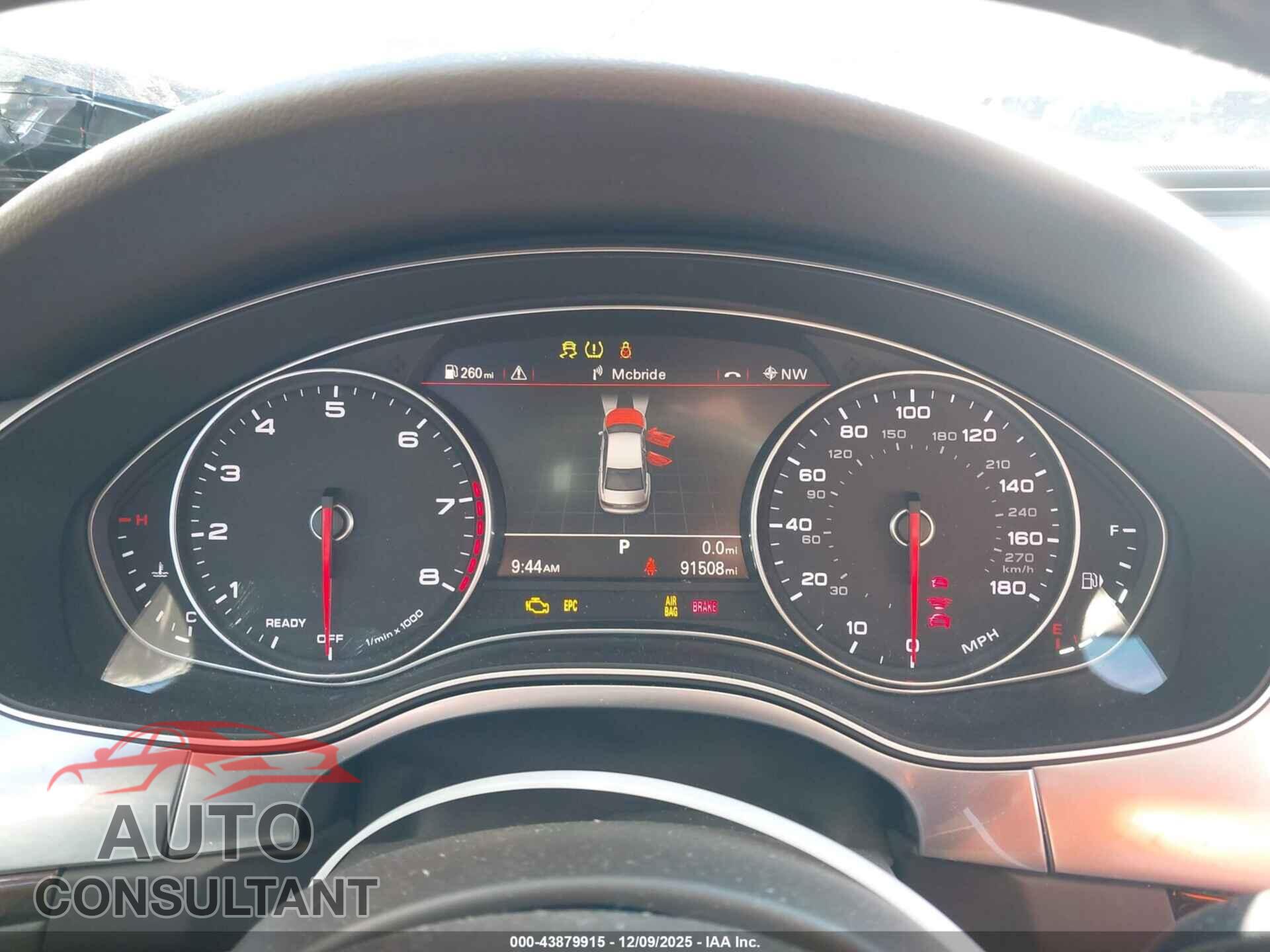 AUDI A6 2016 - WAUGFBFC2GN118927