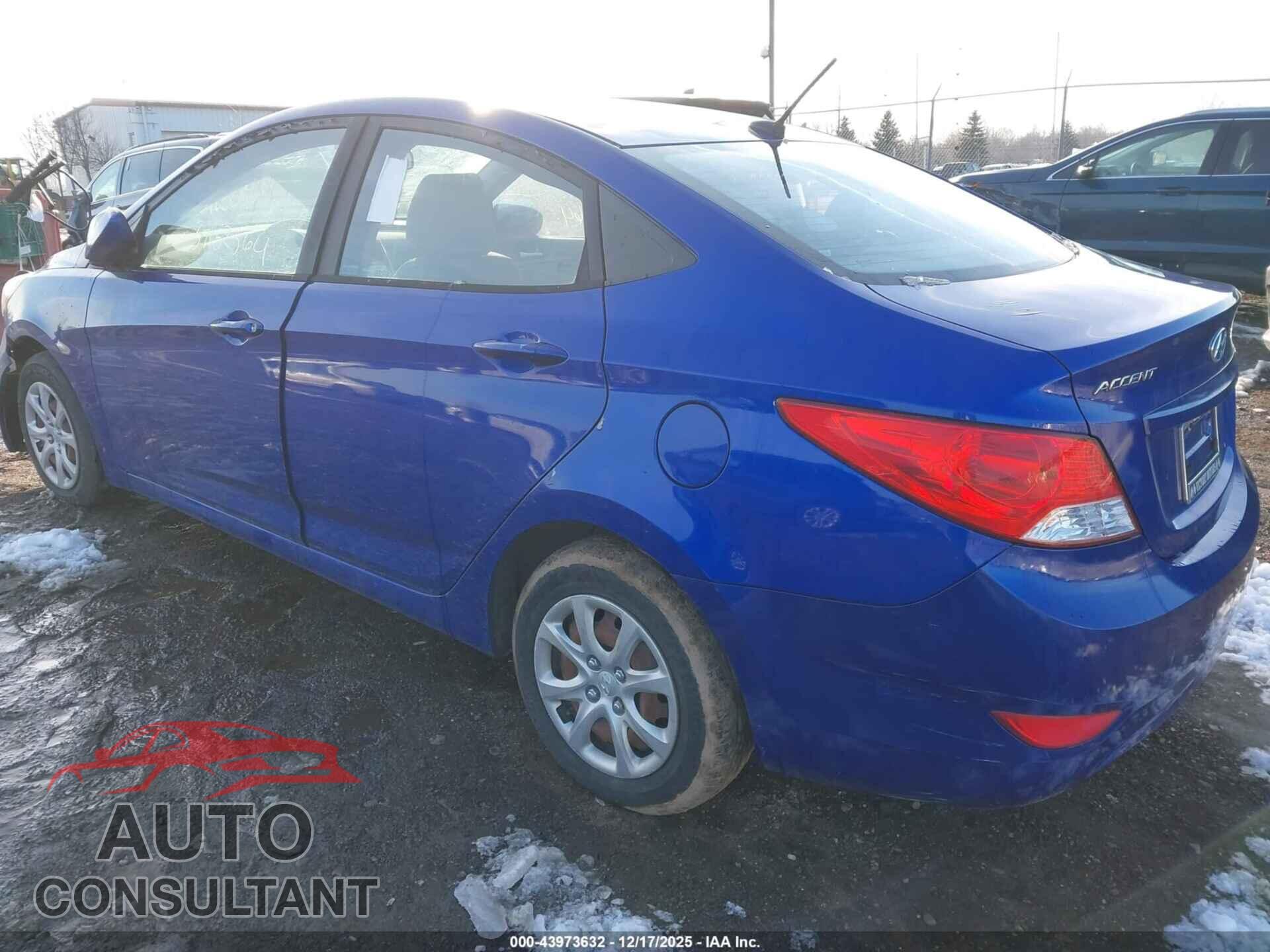 HYUNDAI ACCENT 2013 - KMHCT4AE6DU487804