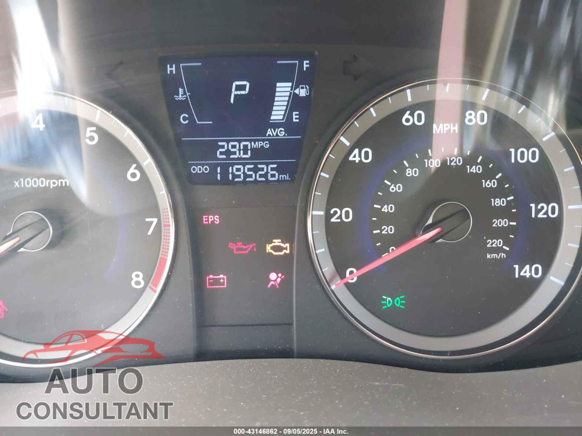 HYUNDAI ACCENT 2012 - KMHCU4AE7CU072289