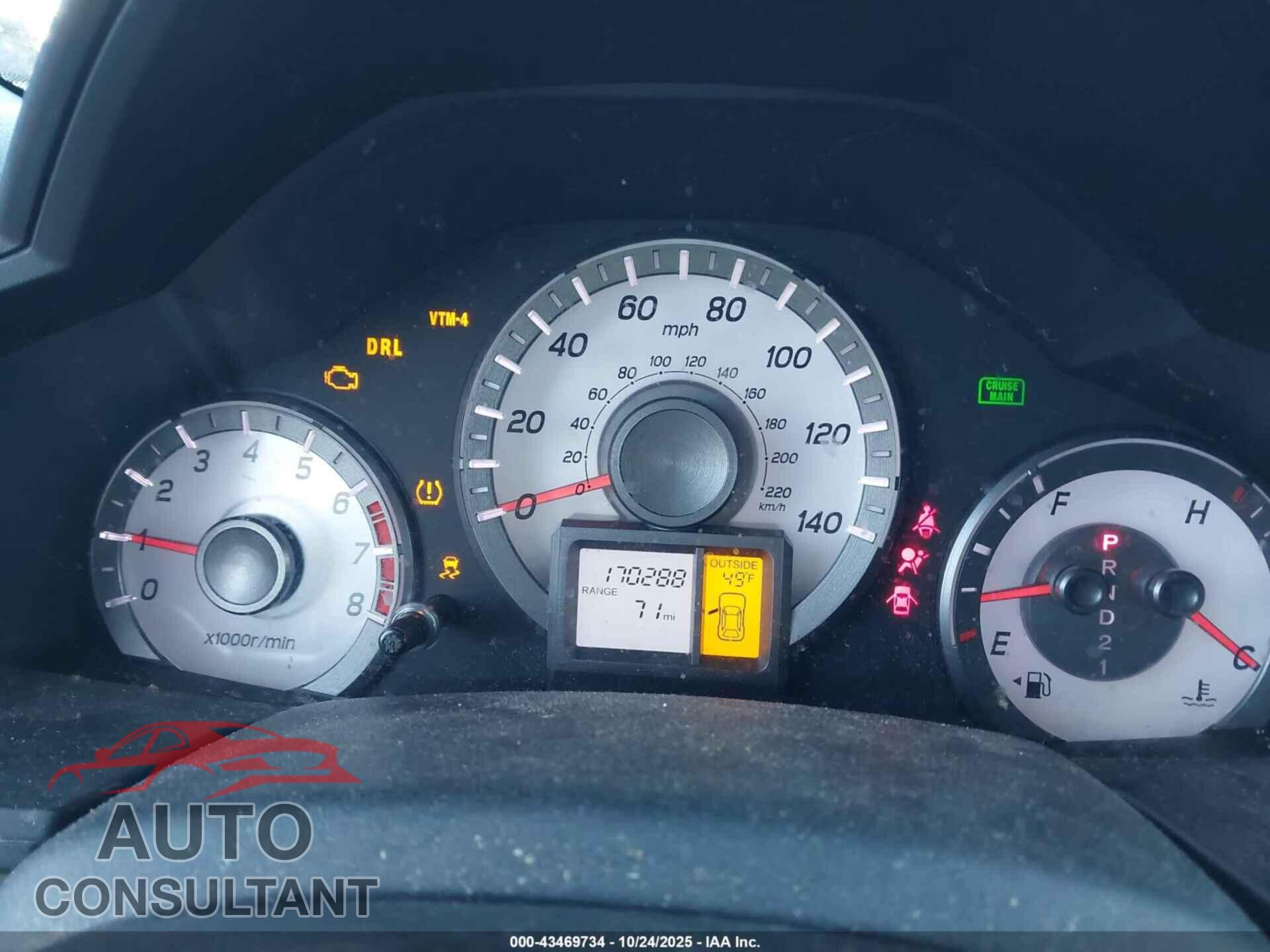 HONDA PILOT 2013 - 5FNYF4H6XDB009958