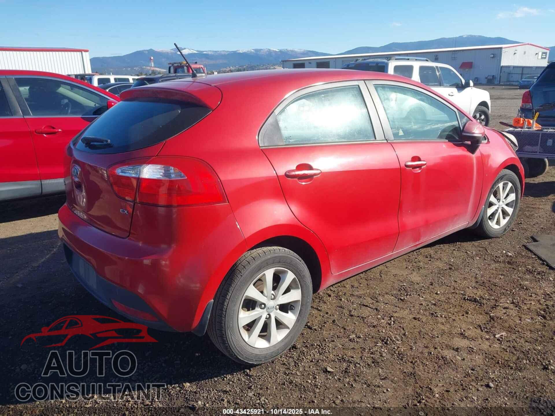 KIA RIO 2013 - KNADN5A31D6195812