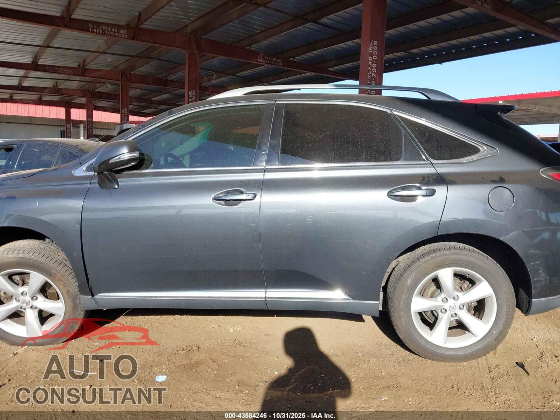 LEXUS RX 350 2011 - 2T2BK1BA3BC103206