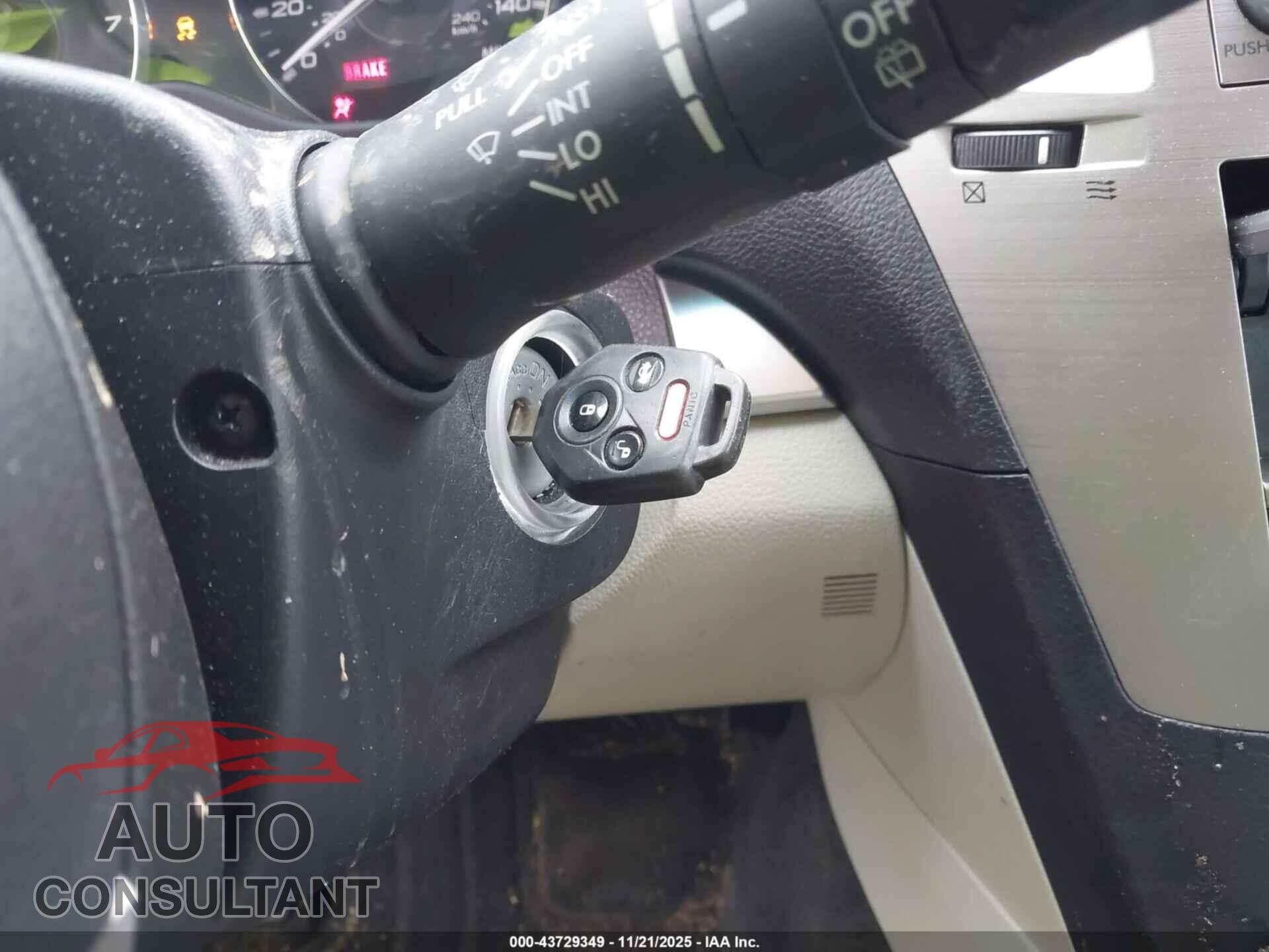 SUBARU OUTBACK 2012 - 4S4BRCCC5C3207875