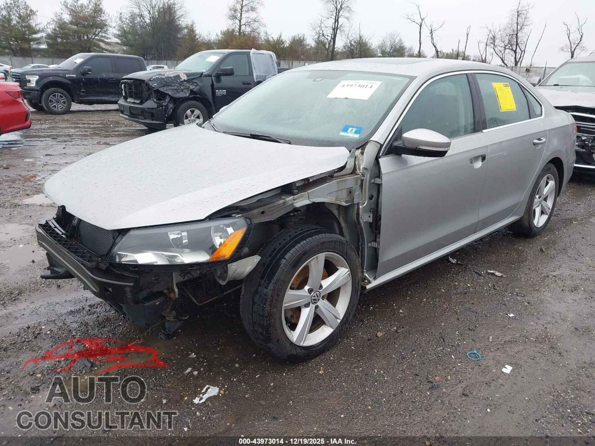 VOLKSWAGEN PASSAT 2013 - 1VWBP7A36DC010409