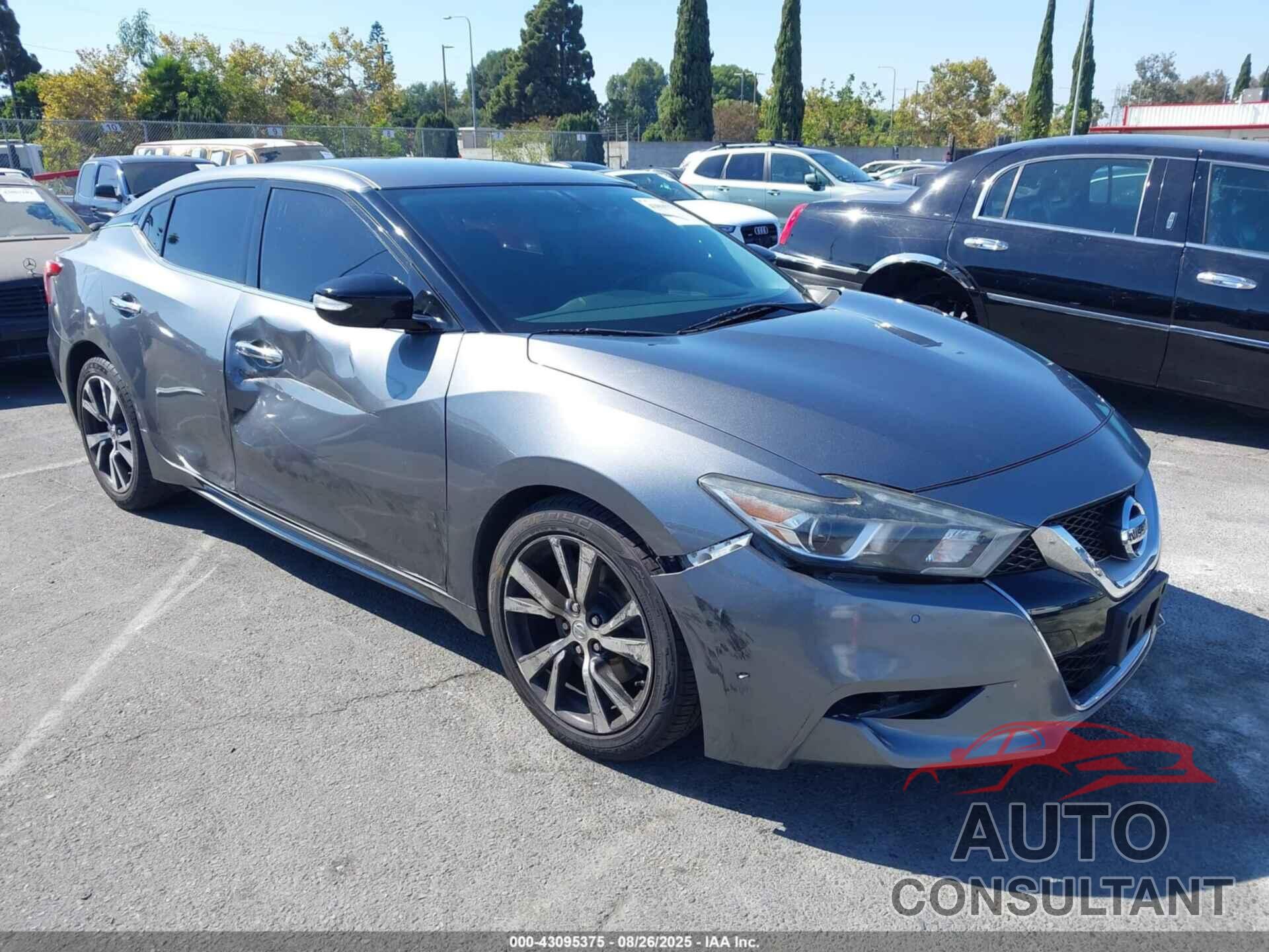 NISSAN MAXIMA 2017 - 1N4AA6APXHC402608